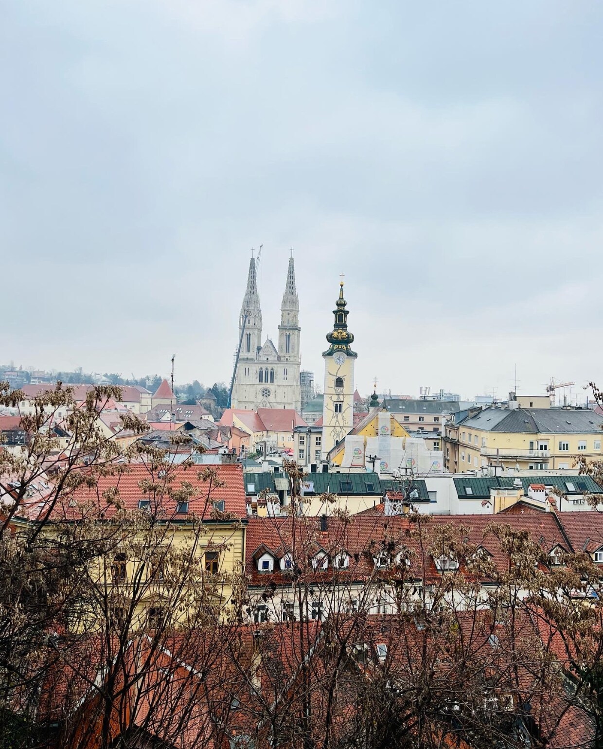 Uitzicht over Zagreb