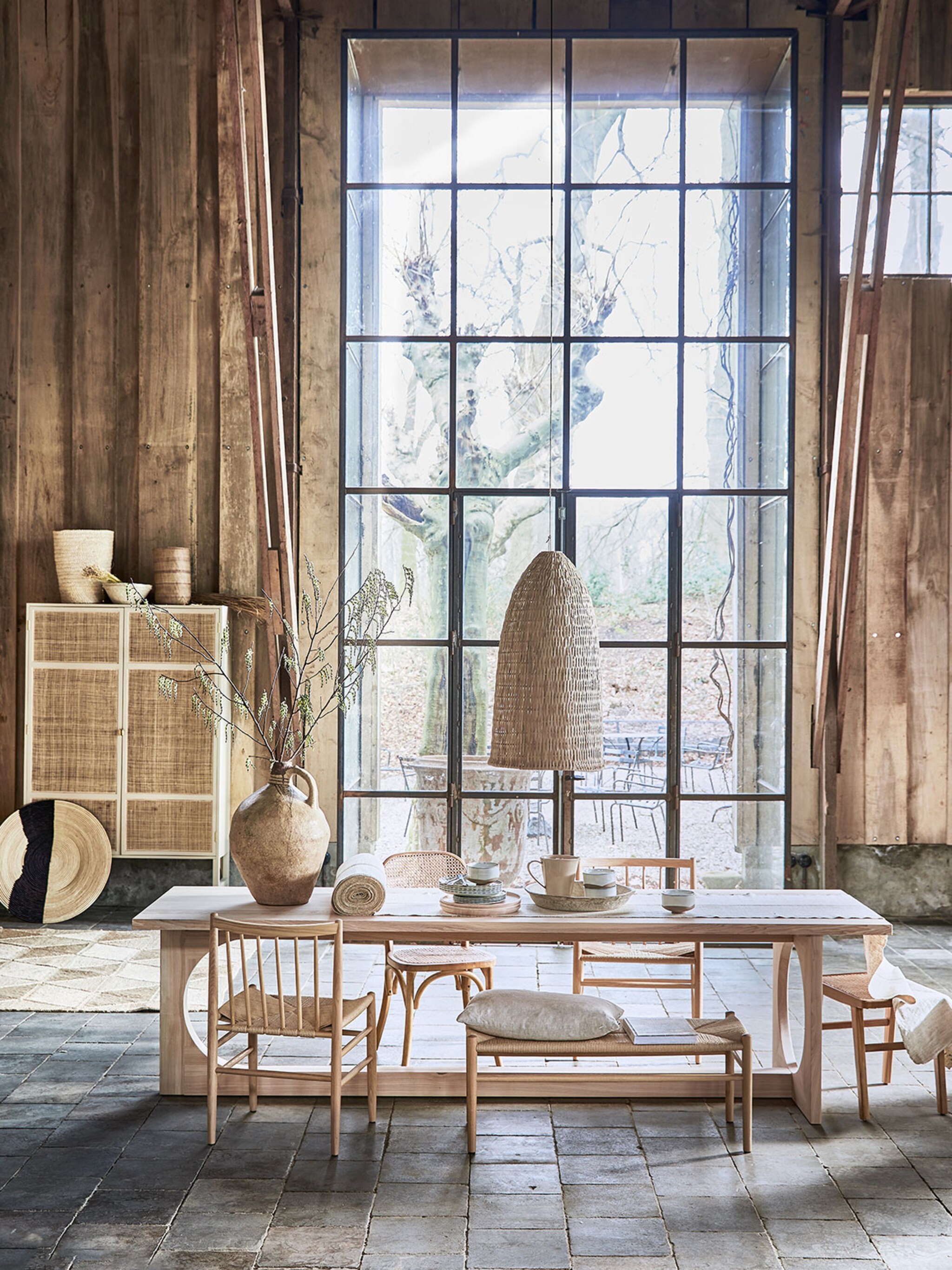 het interieur van een schuurwoning een mix van traditioneel en modern