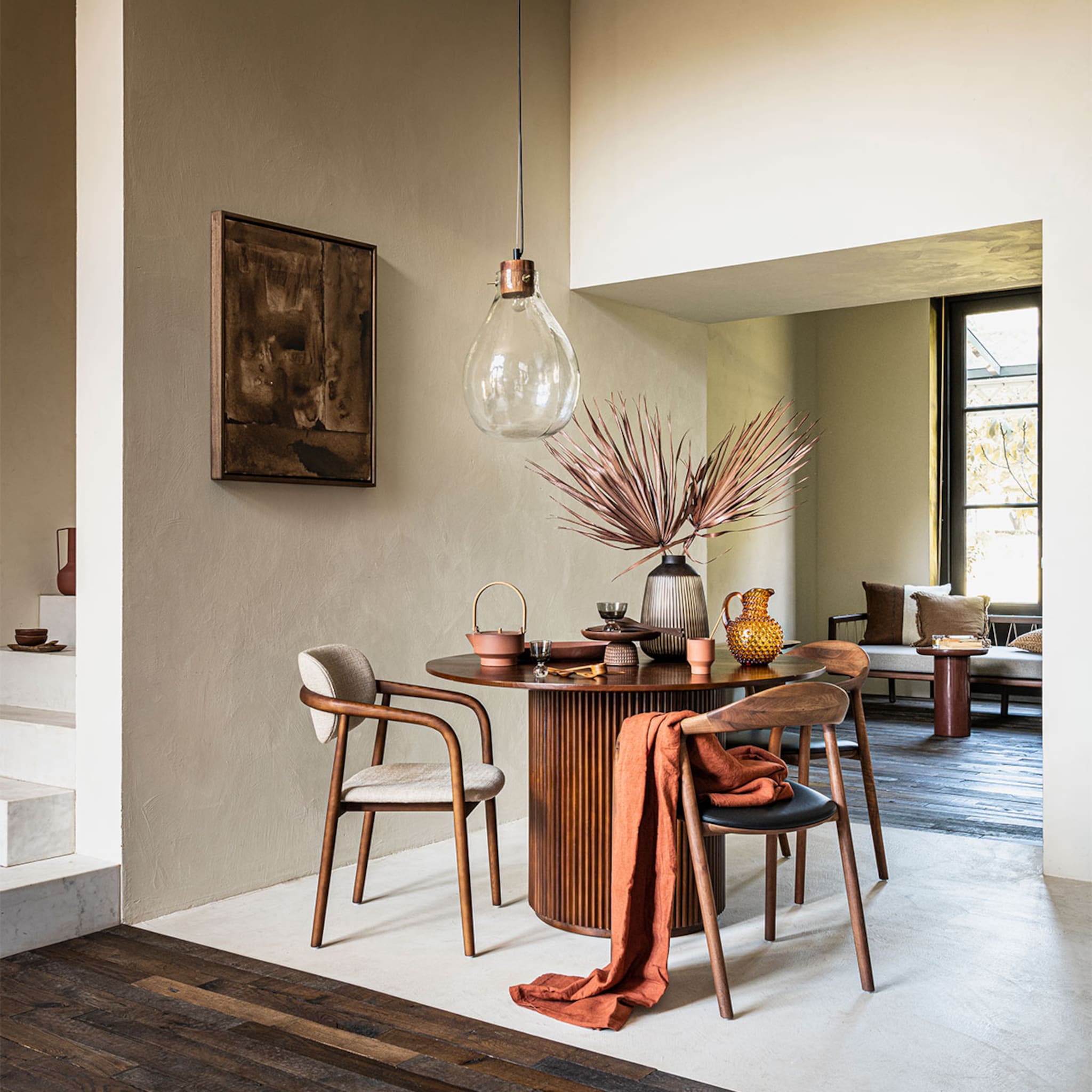 welke lamp boven ronde eettafel