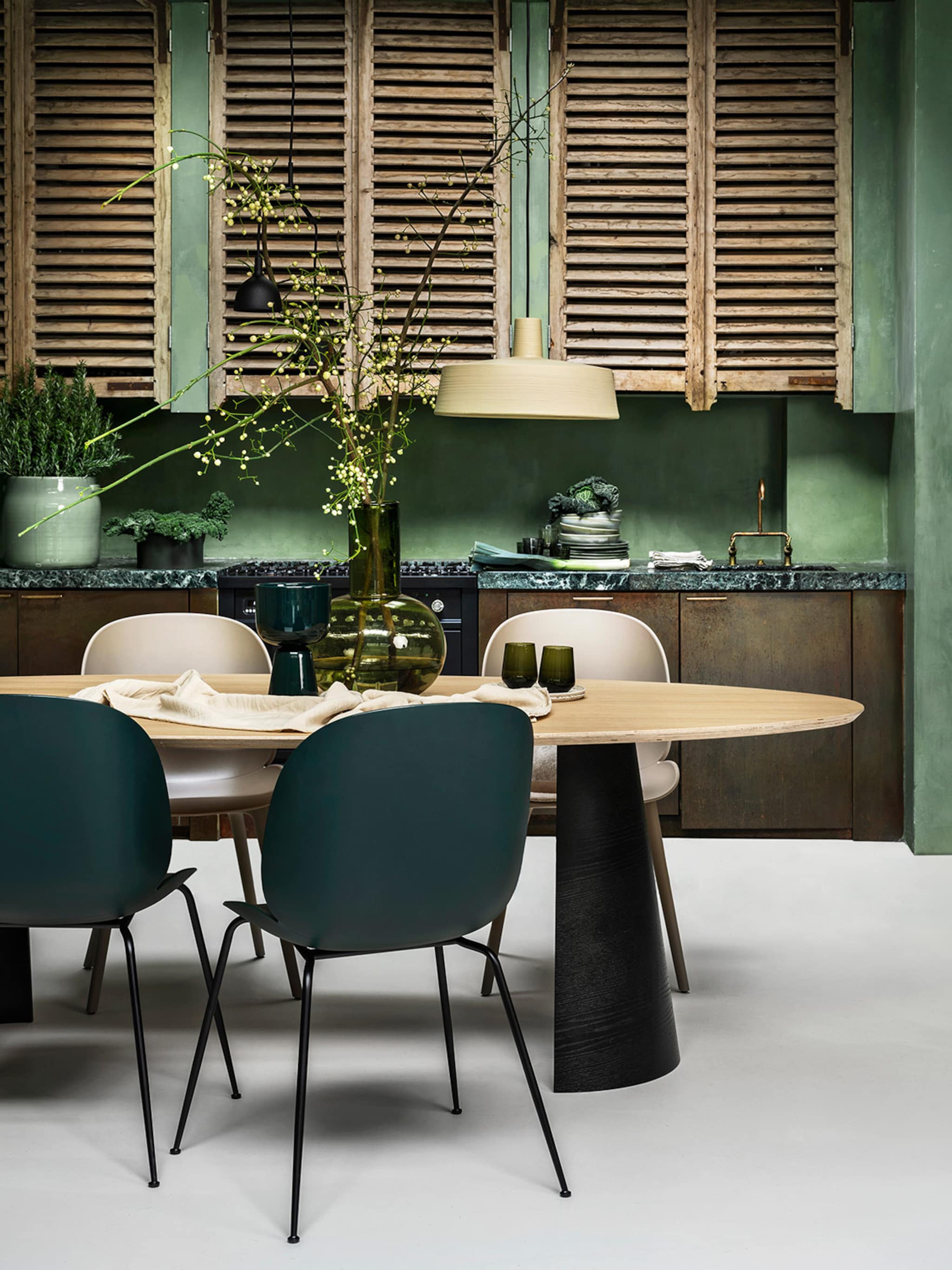 verrassend veelzijdig de groene keuken is een lust voor het oog