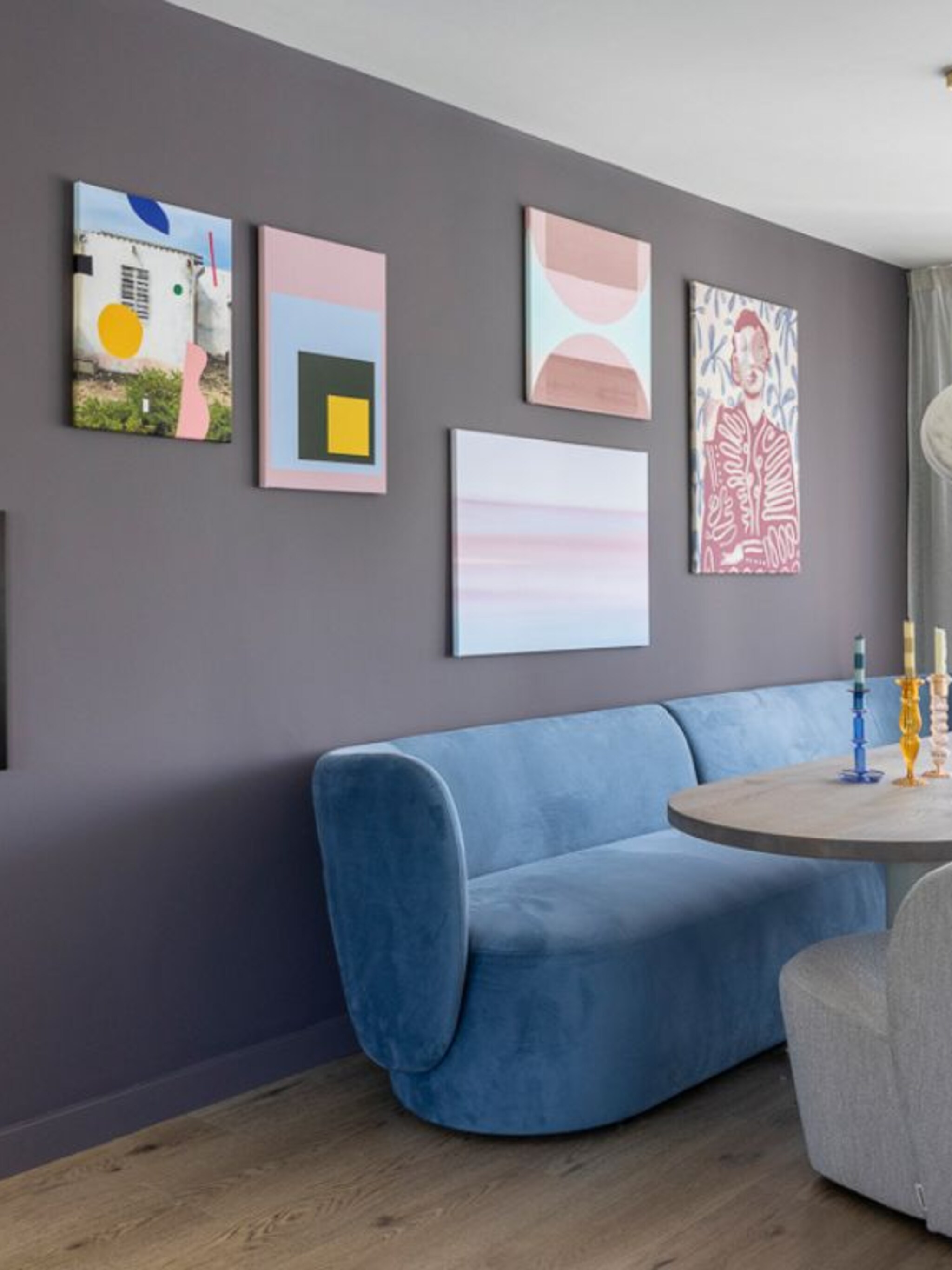 tover je lange kale wand om tot een art wall