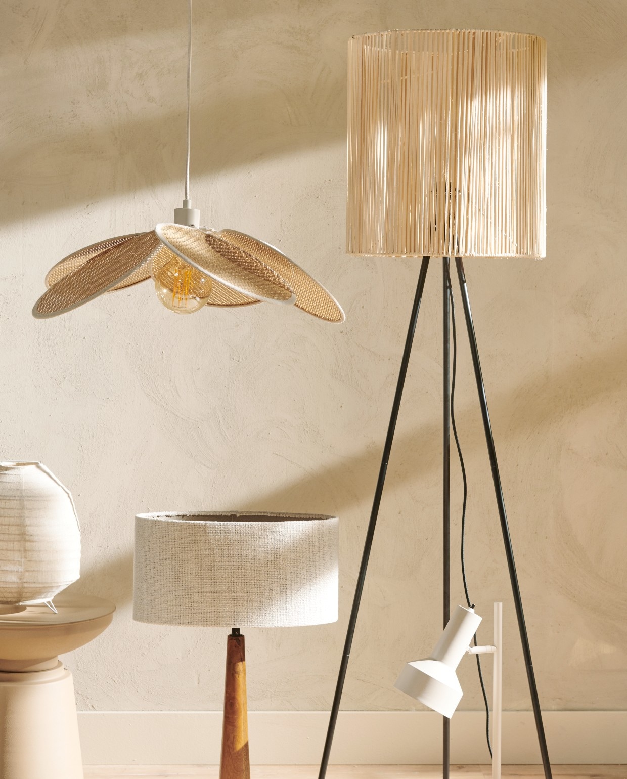 Vloerlamp Luna, hxØ 155×38 cm, Karwei
