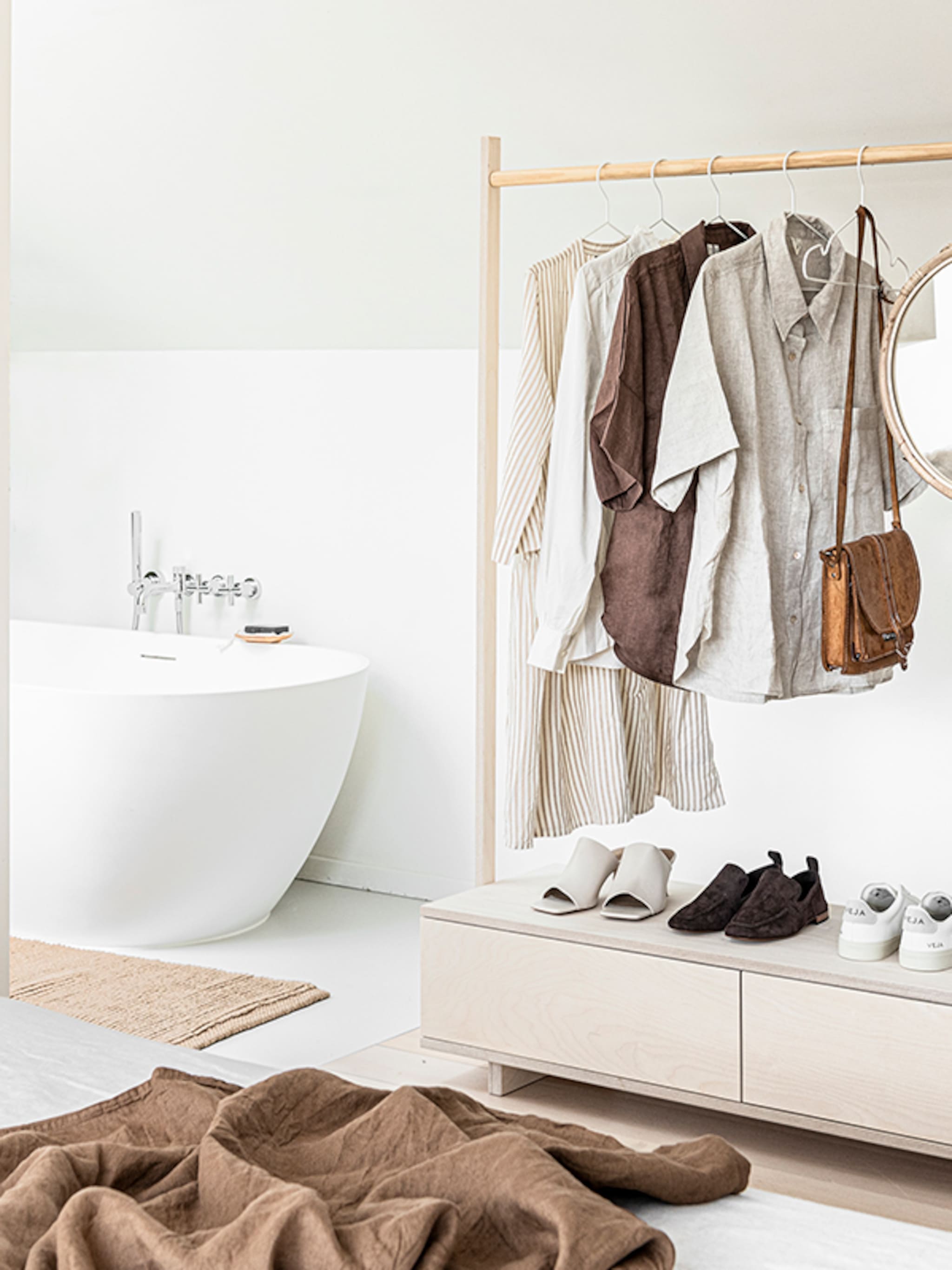 baden in luxe met een bad in de slaapkamer
