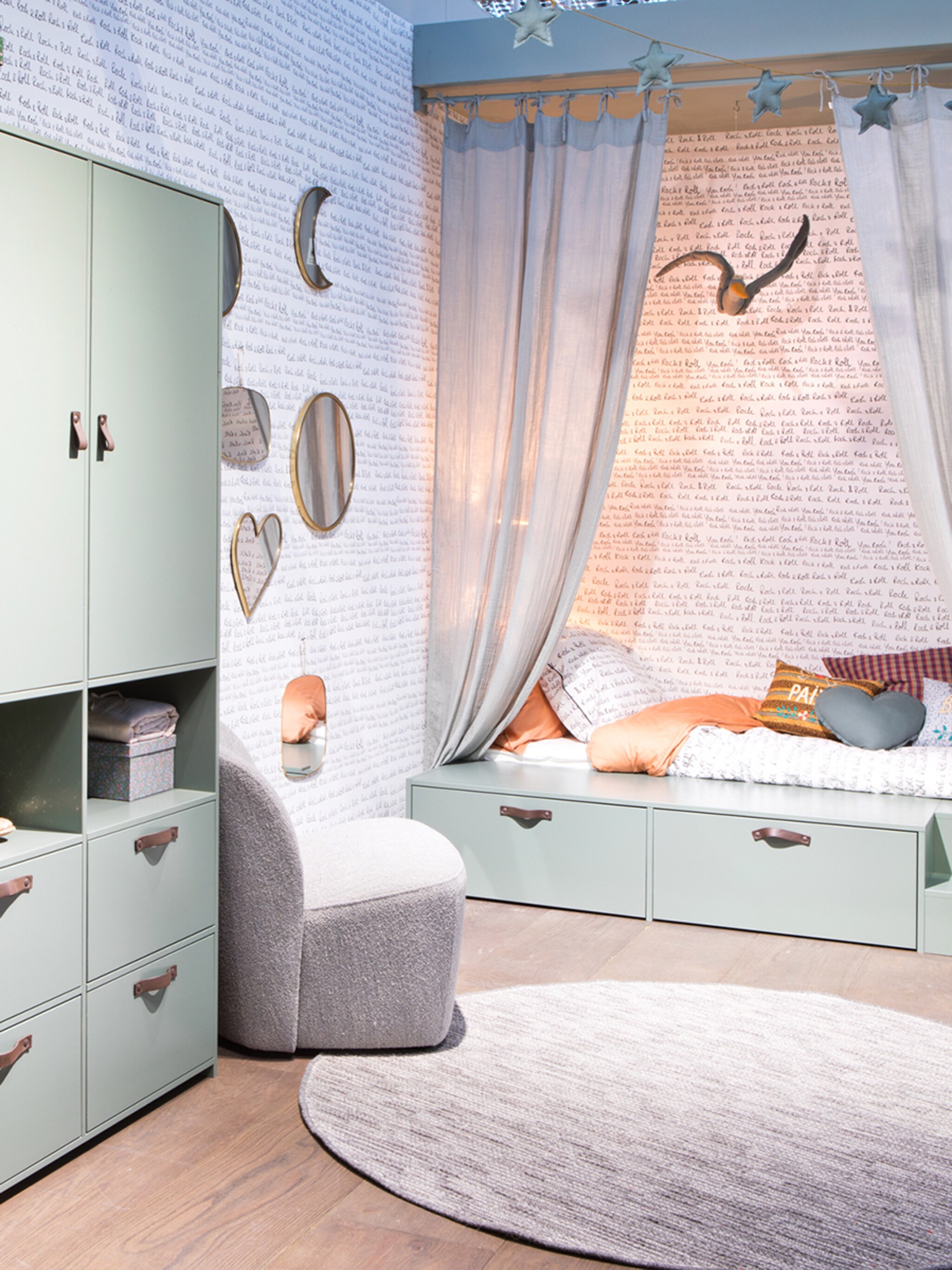 dit zijn alle producten uit de kinderkamer van het modern industriele vtwonen collectie huis
