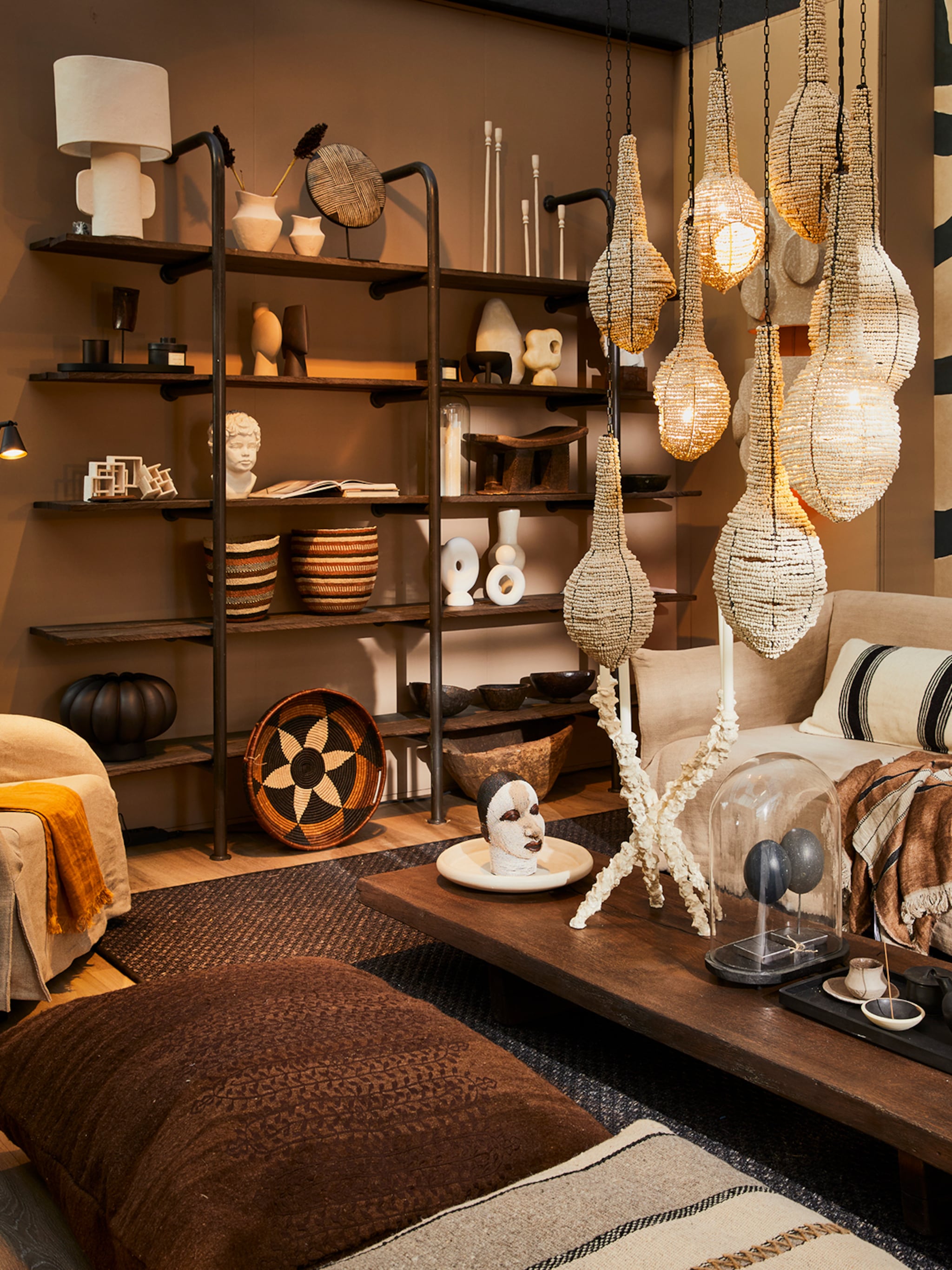 dit zijn alle producten uit de woonkamer van het travel loft huis van liza