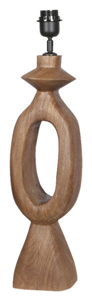 Lampvoet Sara hout, 11x9x35cm, Karwei Beeld: Karwei