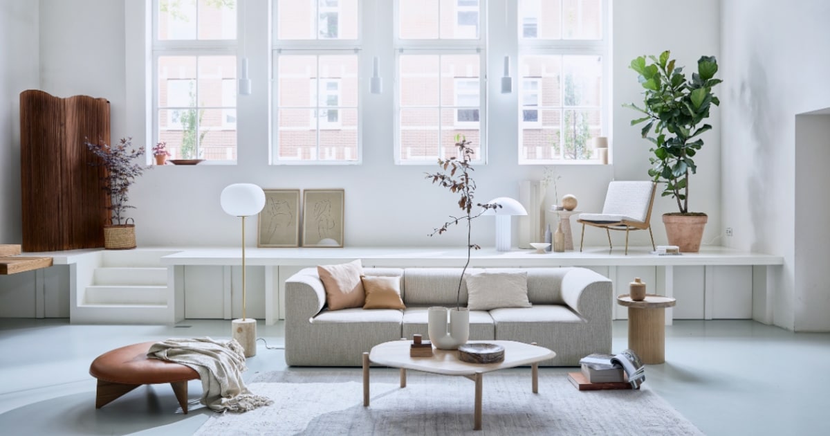 Zo geef je de woonkamer een Scandinavische make-over met € 500