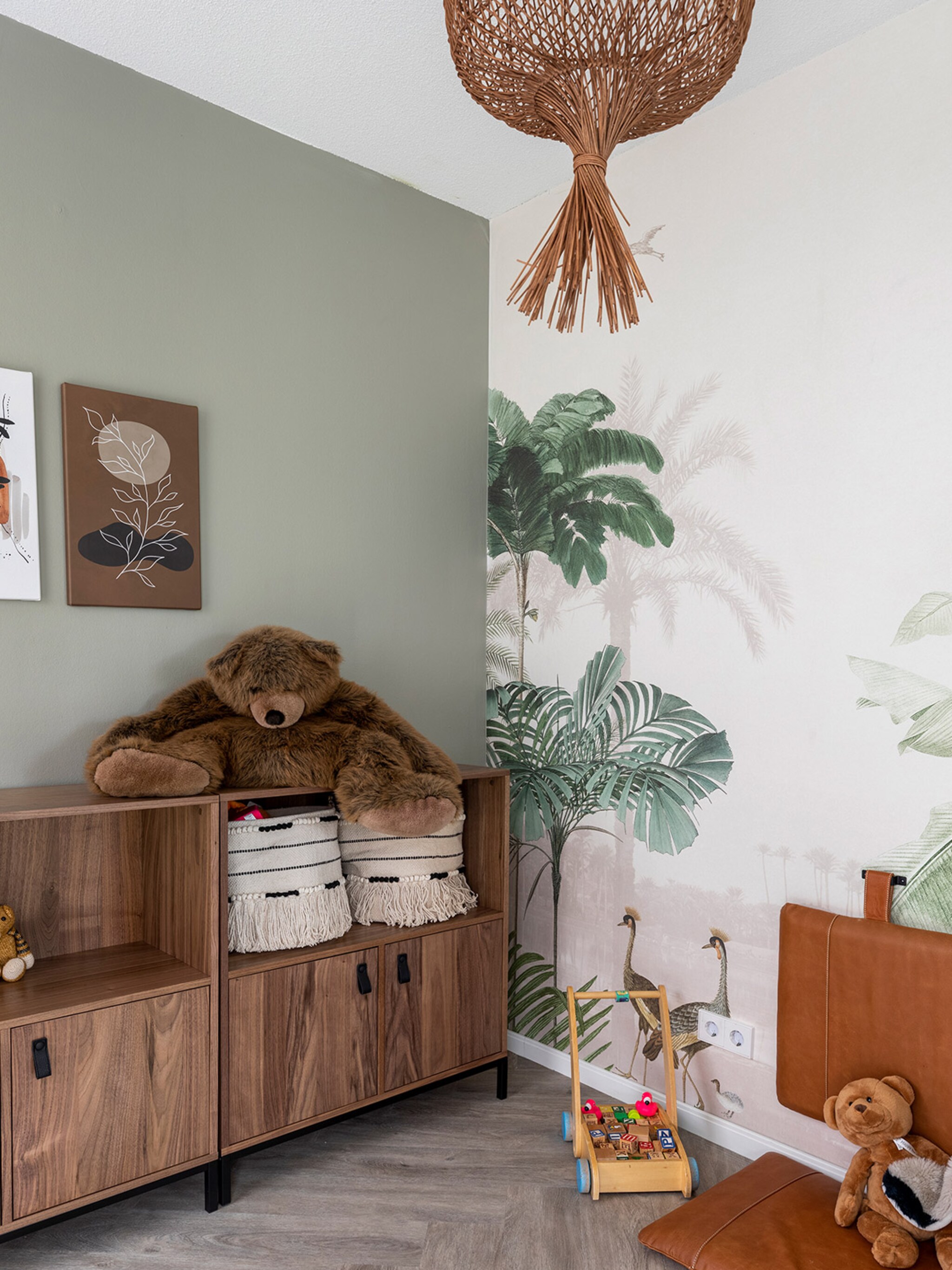 saliegroen geeft het interieur een kruidige en frisse look