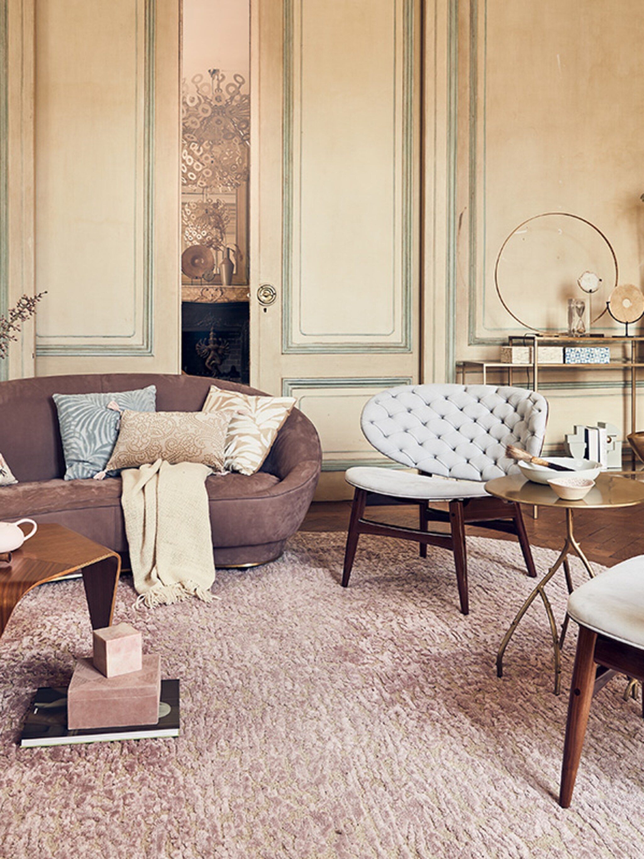 elegant en statig inspiratie voor een klassieke woonkamer
