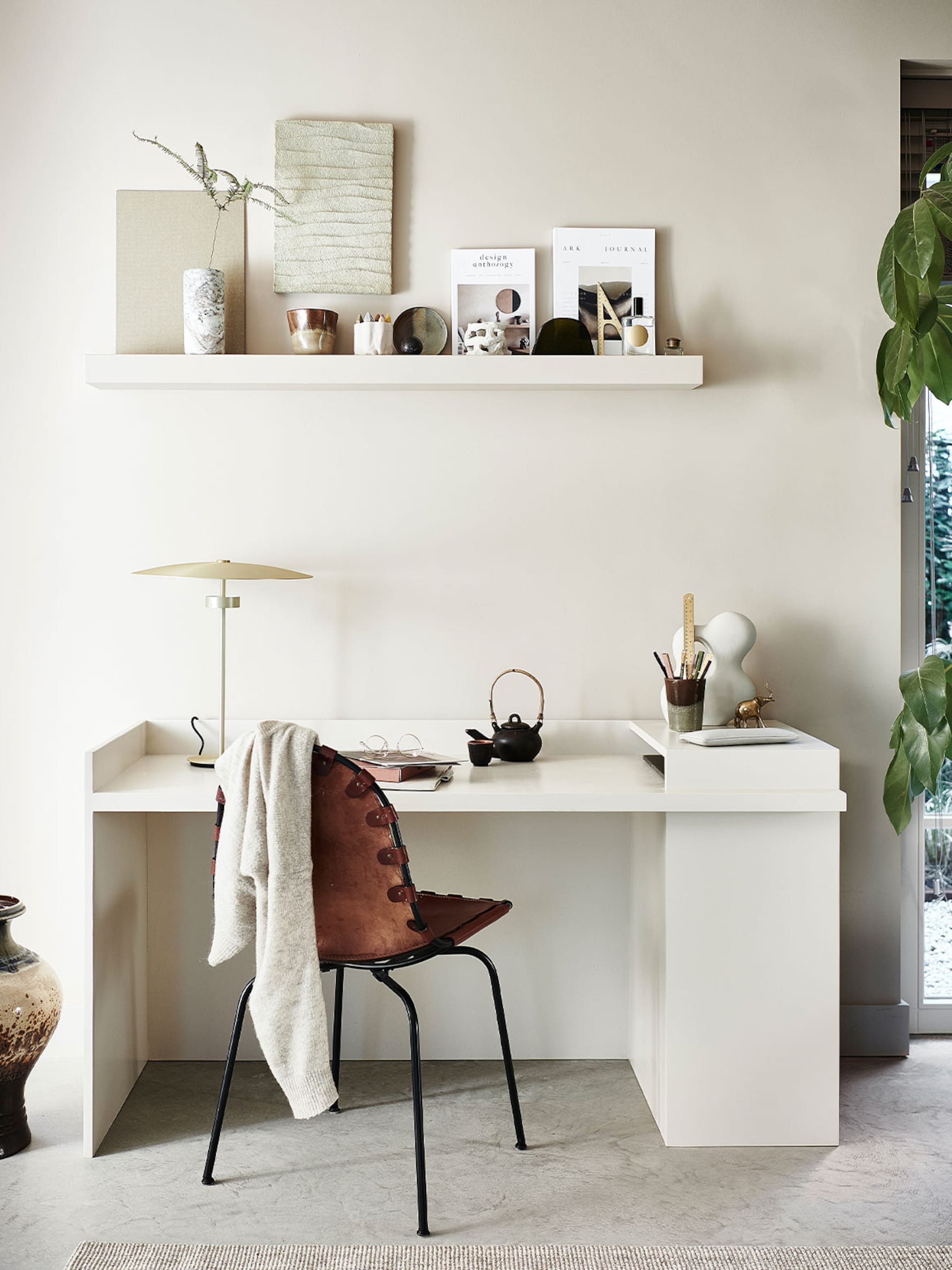 diy modern bureau met handig ladeblok
