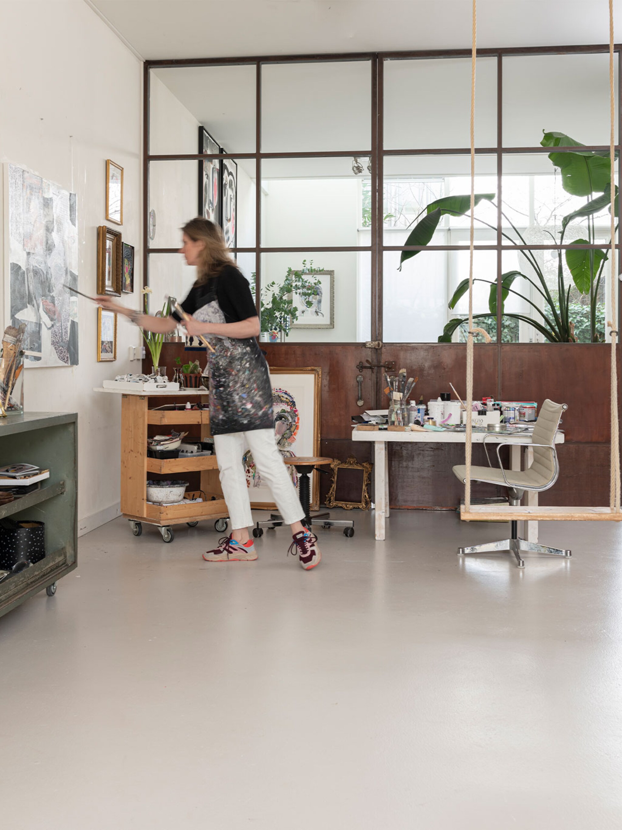 binnenkijken in een atelierwoning in amsterdam