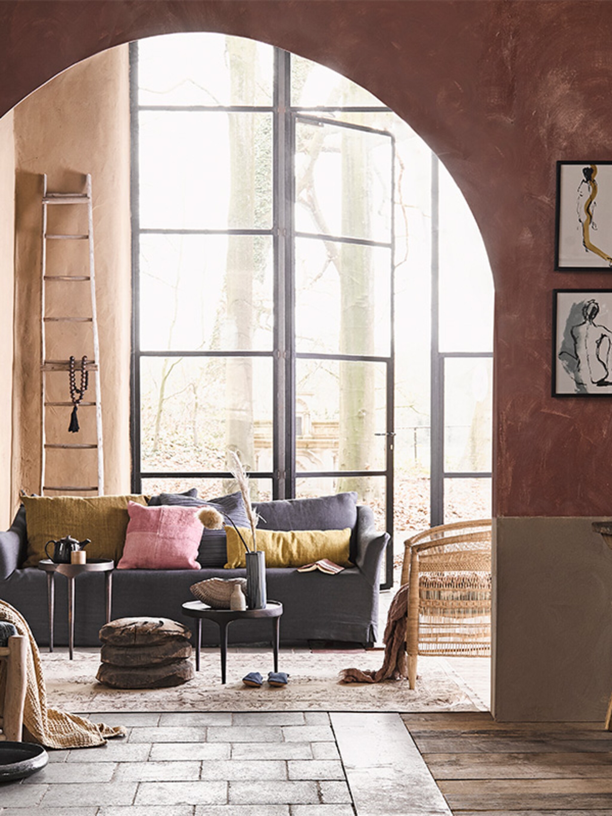 hartverwarmend inspiratie voor warme kleuren in de woonkamer