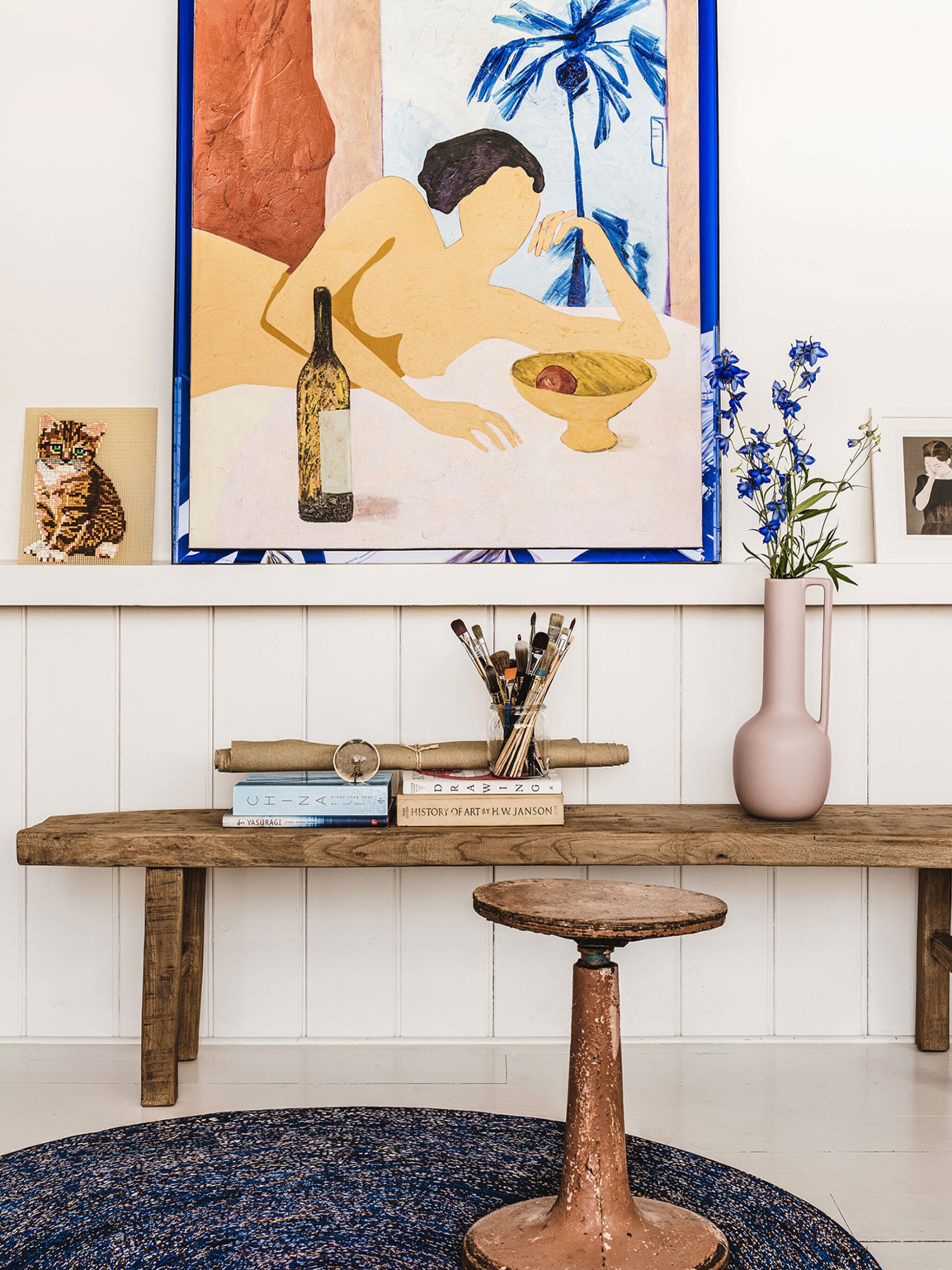 de ingredienten voor een grieks interieur