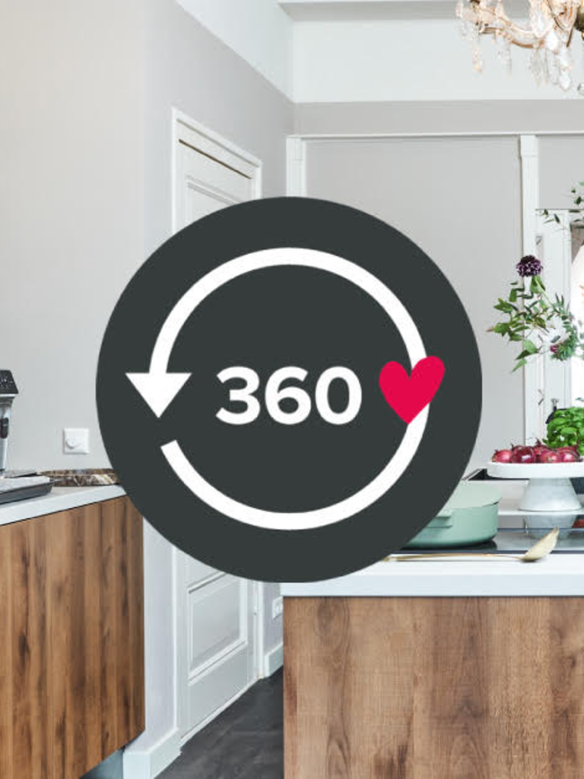 wil je zien bekijk deze moderne keuken in kampen in 360 graden