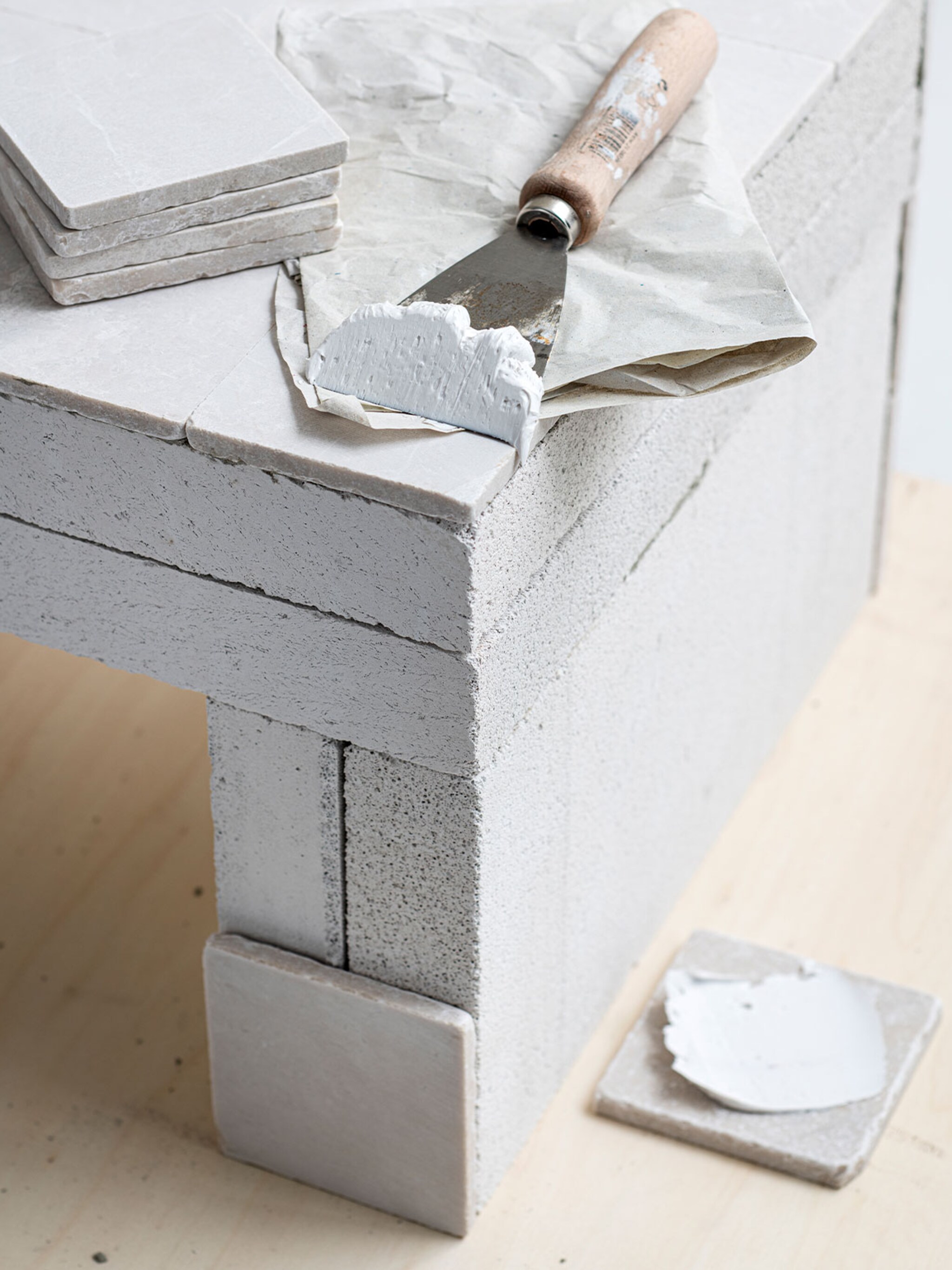 do it yourself marmeren salontafel van tegels