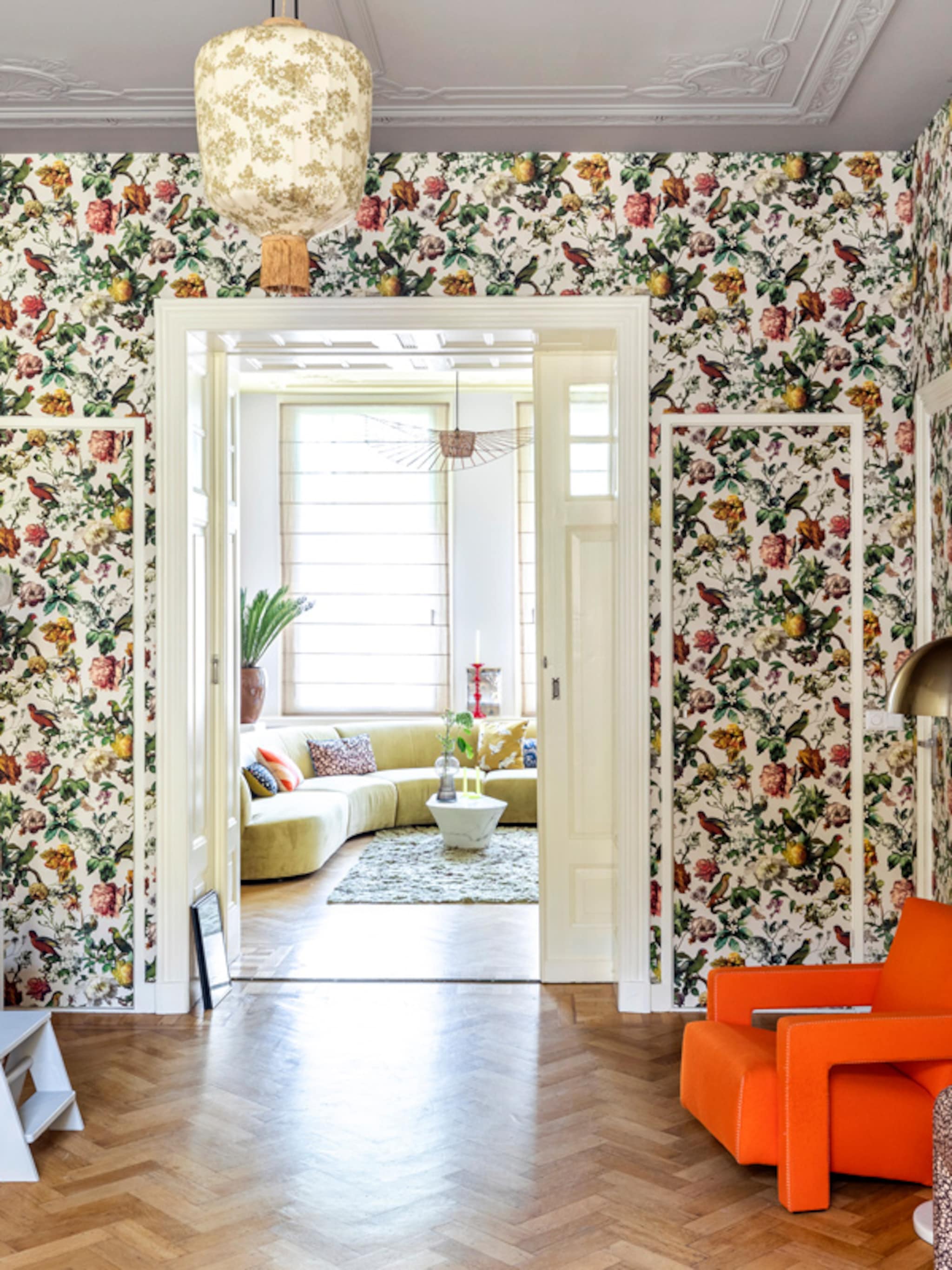 4x creatief met behang