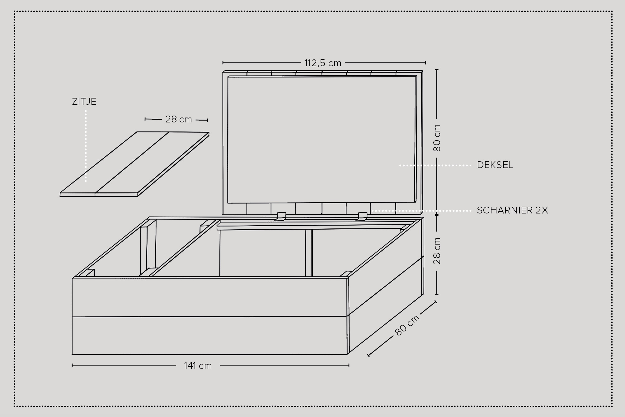 Afmetingen zandbak. vtwonen tuin special 4-2021 | productie Corrien Flohil | uitvoering Johan Snoodijk