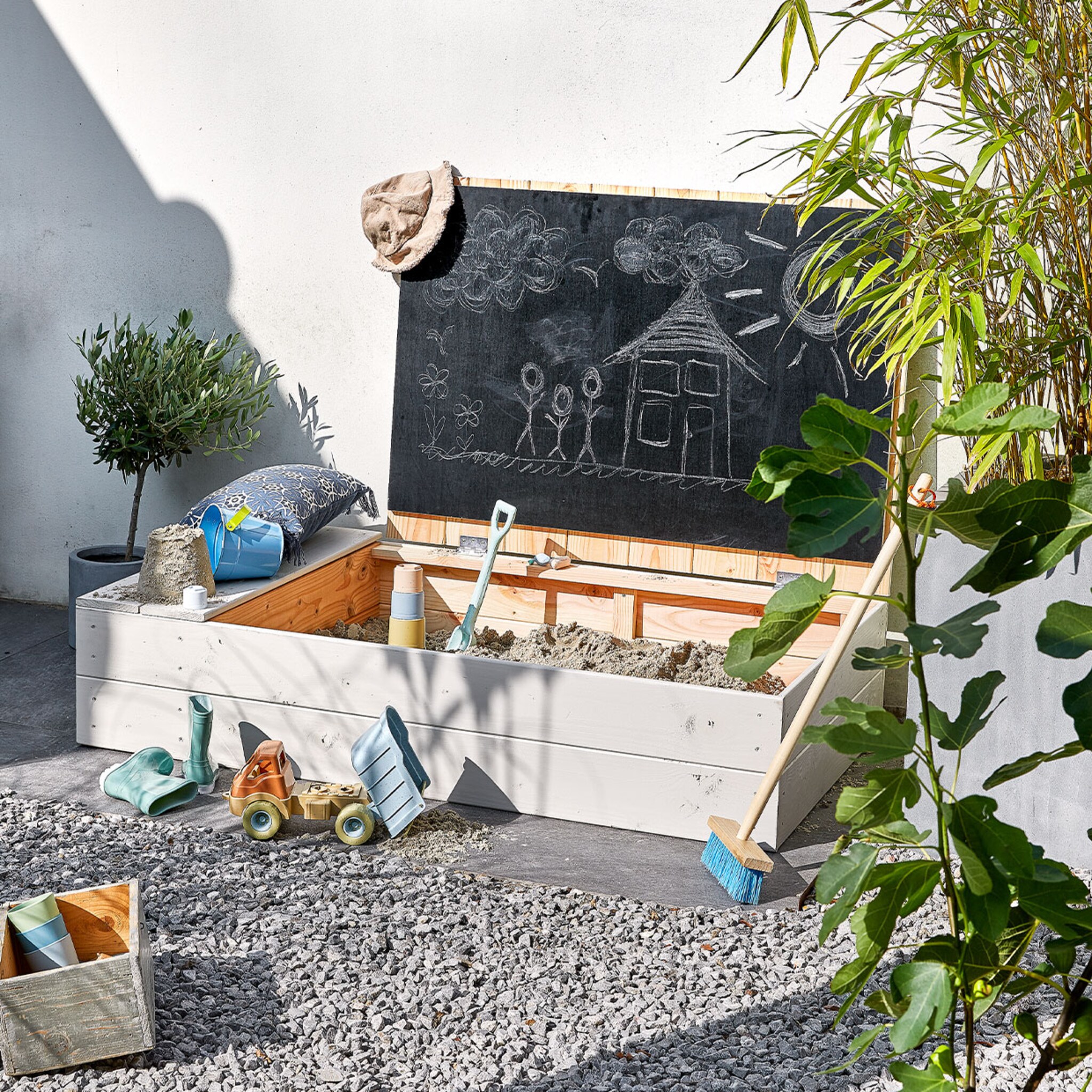 zelf een zandbak maken