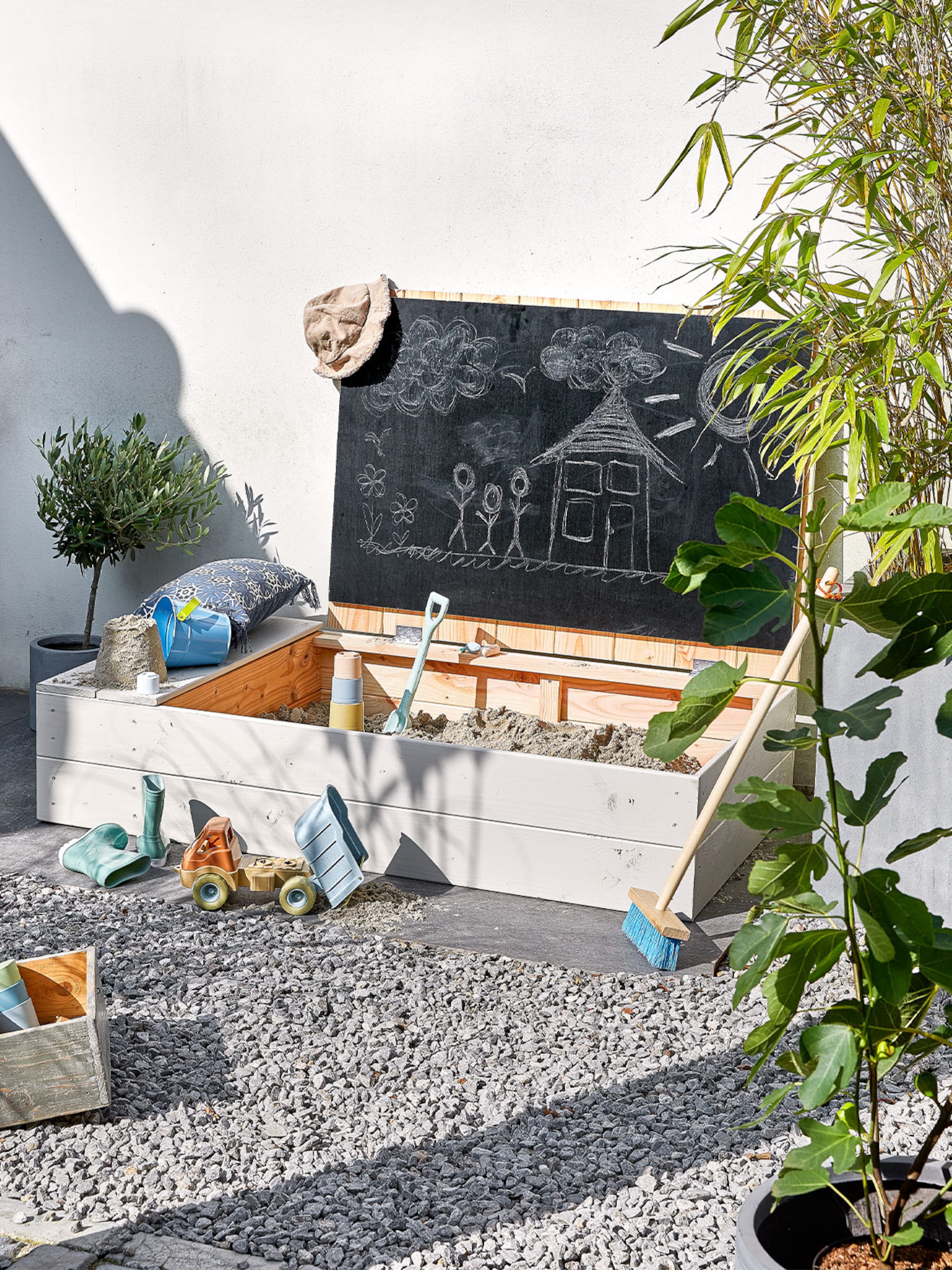 zelf een zandbak maken