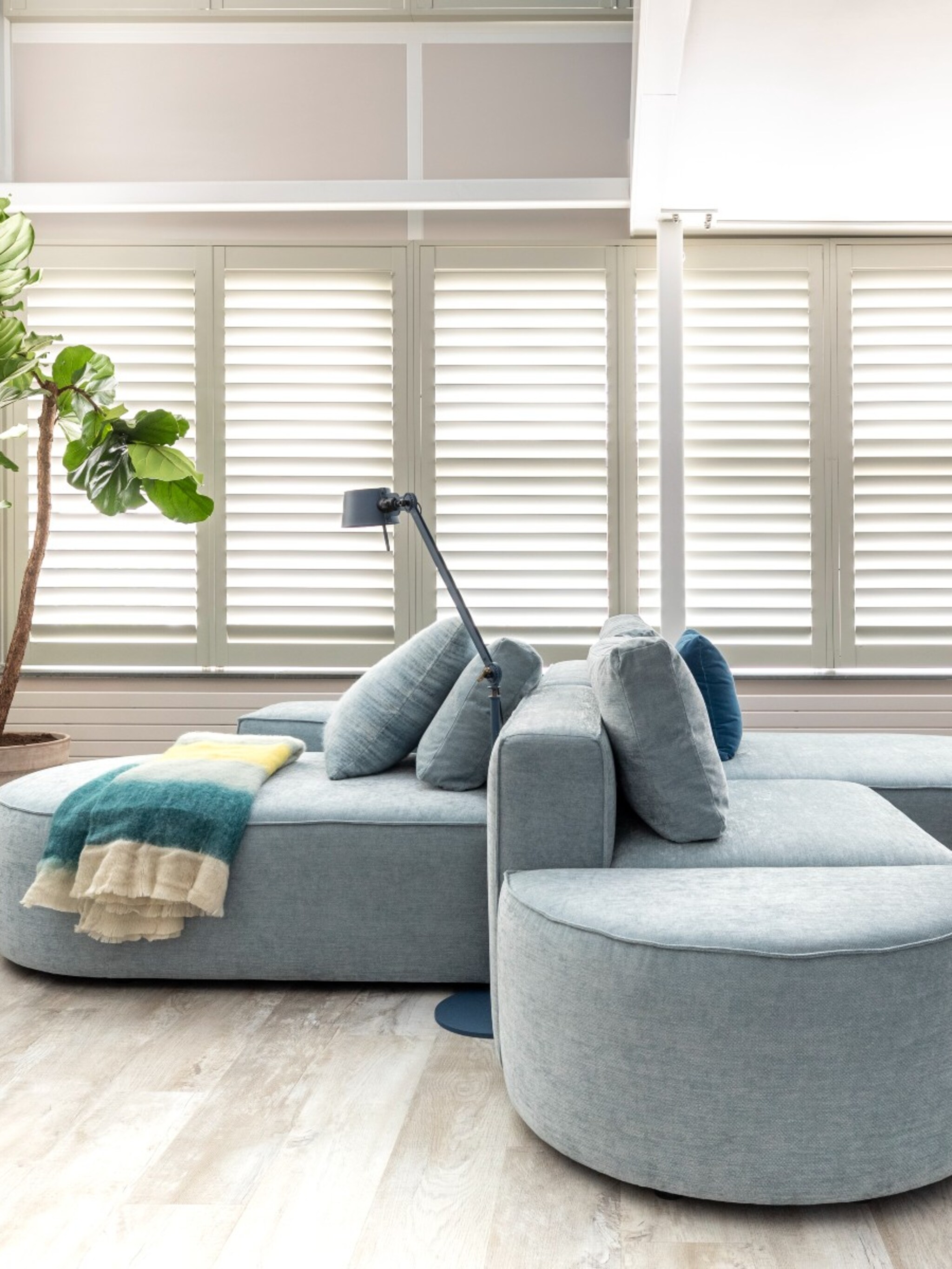 lekker fris een beetje blauw in huis