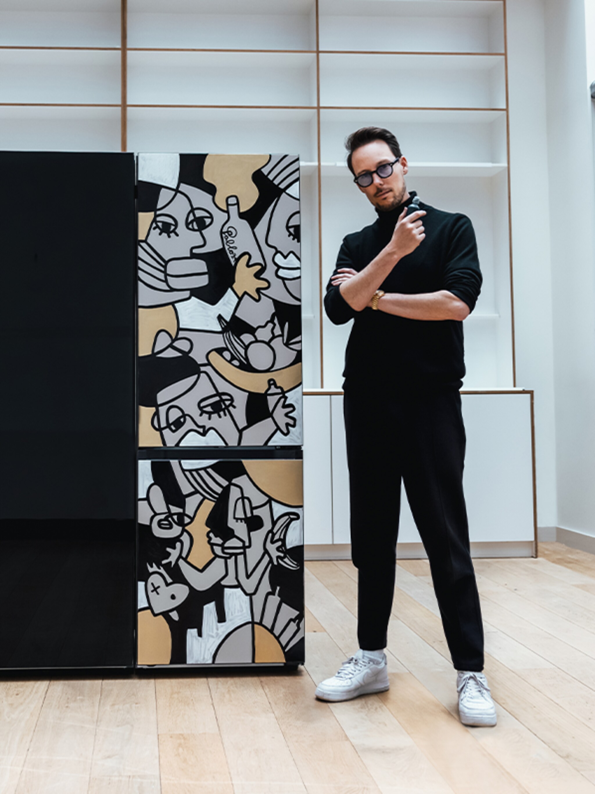 kunst aan de muur kunst op je koelkast