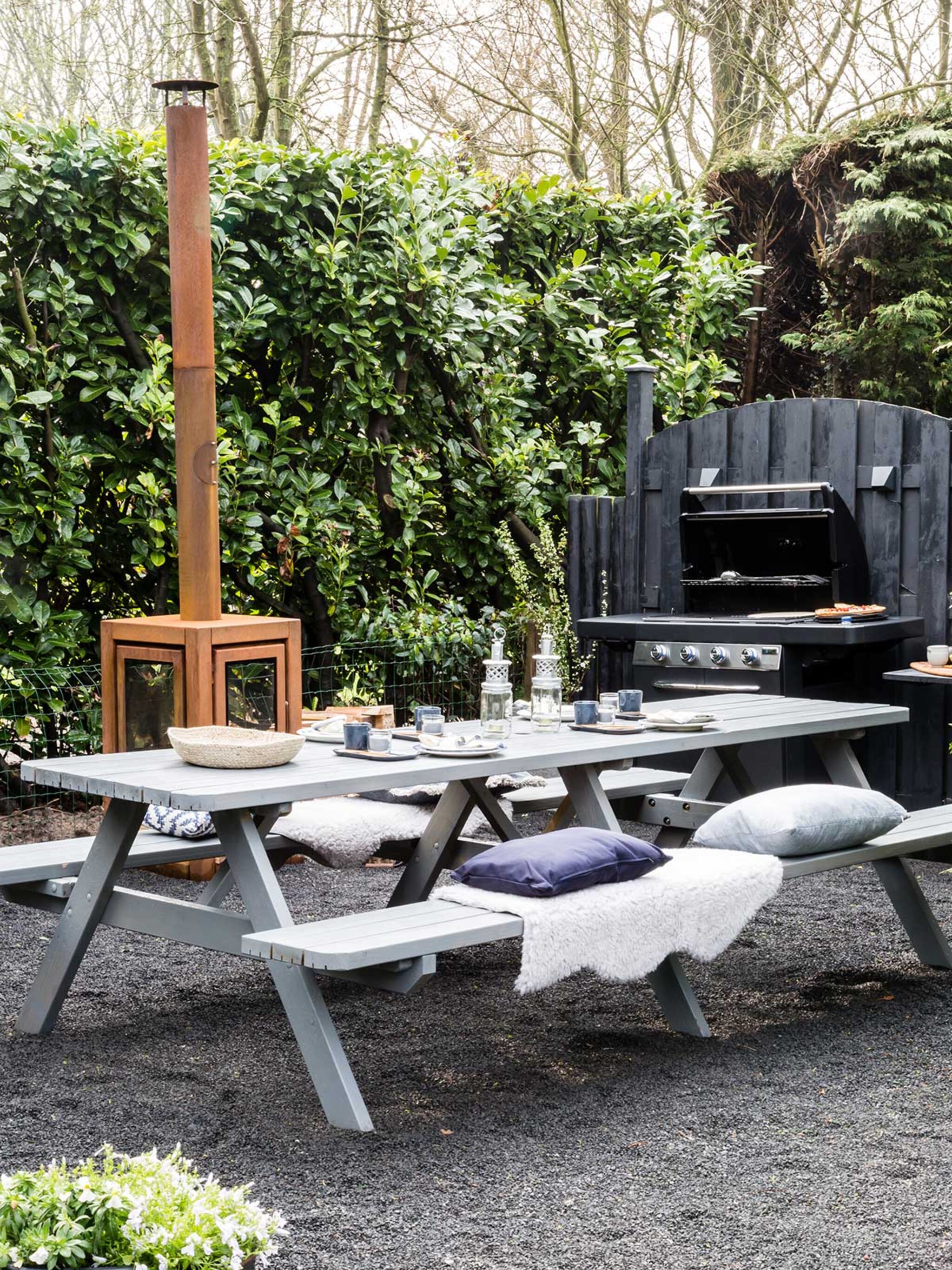 zo kun je genieten van de tuin als het koud is buiten