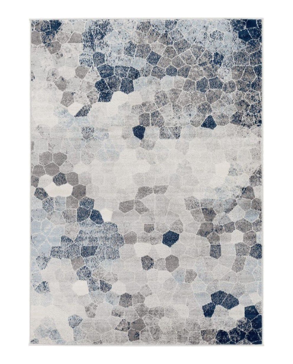 Vloerkleed, Blauw/Grijs, Aricia Moziak, Flycarpets, bol.com,