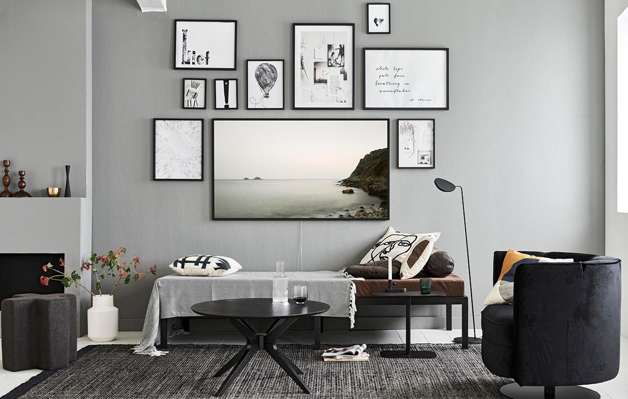 beeld vtwonen Gezocht: lege muur voor een televisie - Samsung The Frame