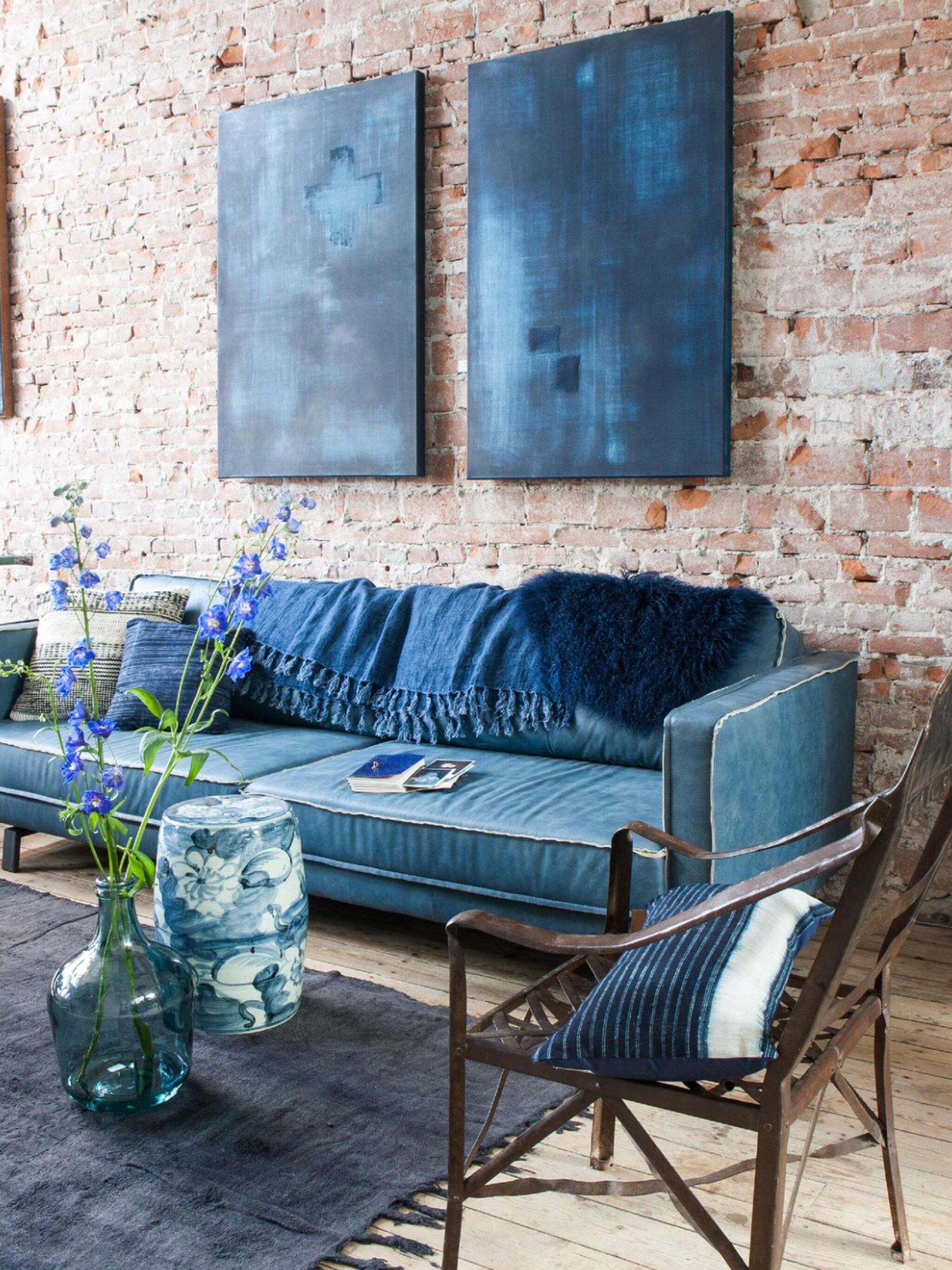 autumn blues klassiek indigo blauw