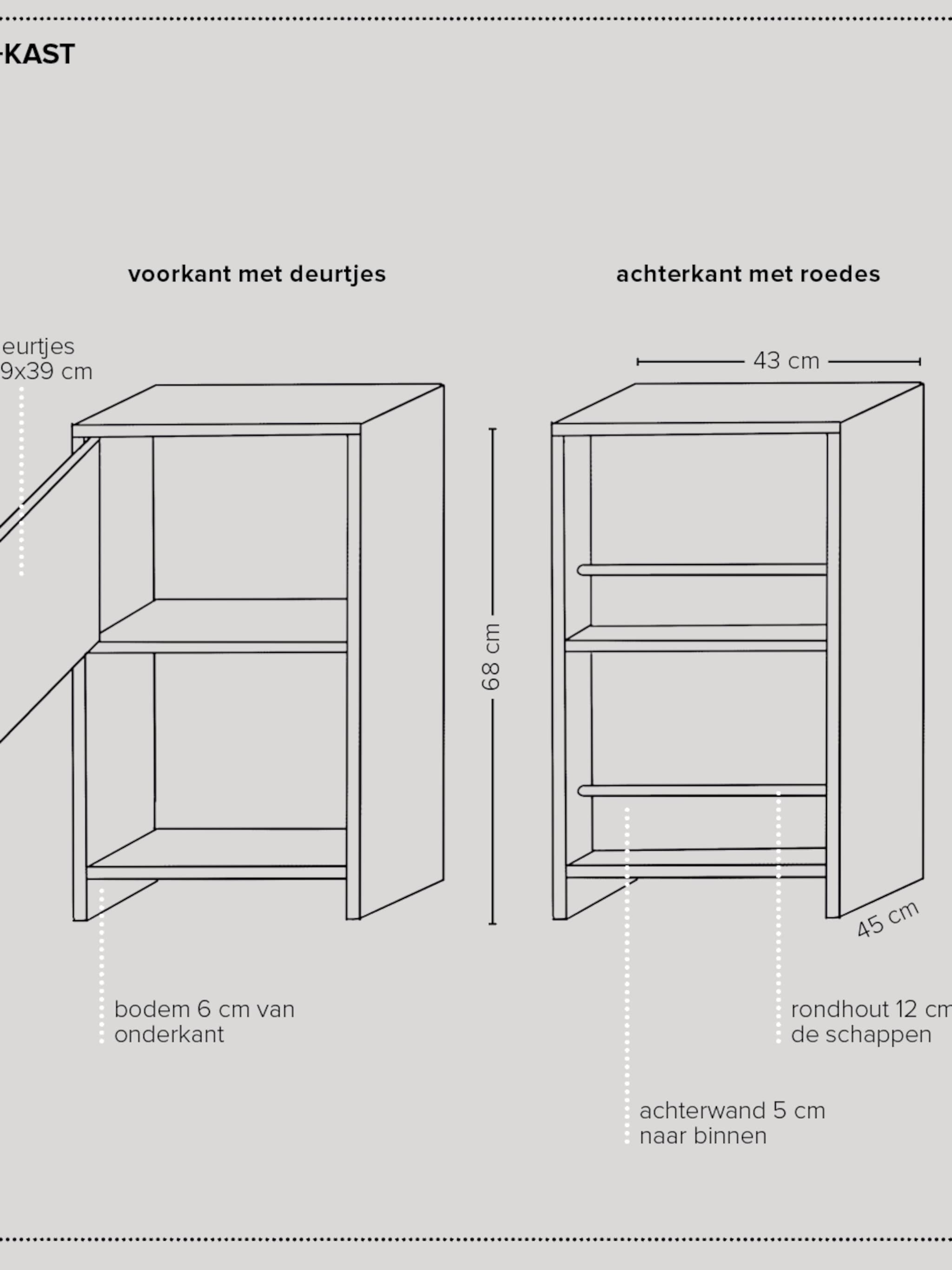 diy combi ladekast voor de thuiswerkplek