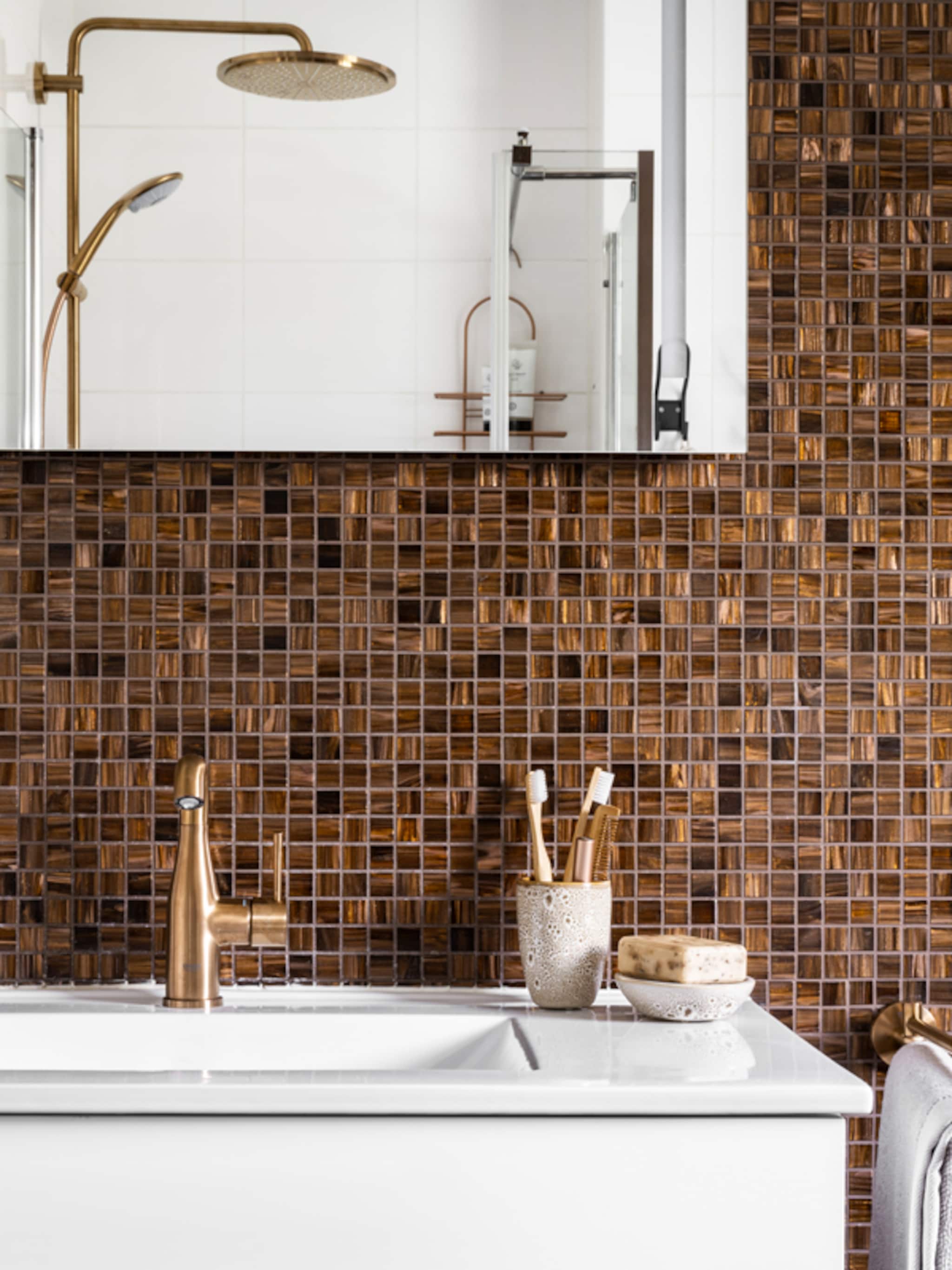 van basic badkamer naar luxe ruimte met hamam gevoel