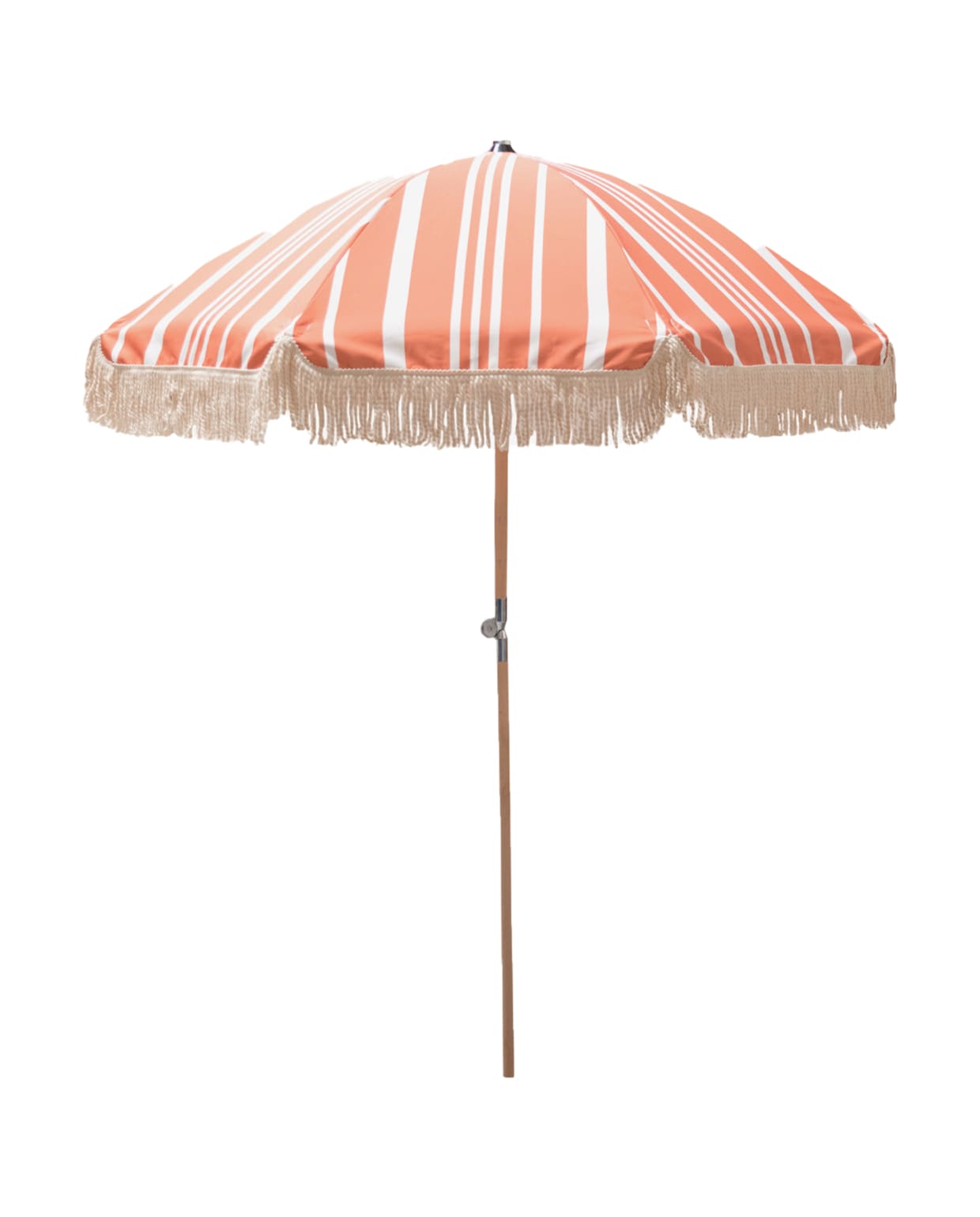 Oranje gestreepte strandparasol, 200 cm (b). Sissy Boy
