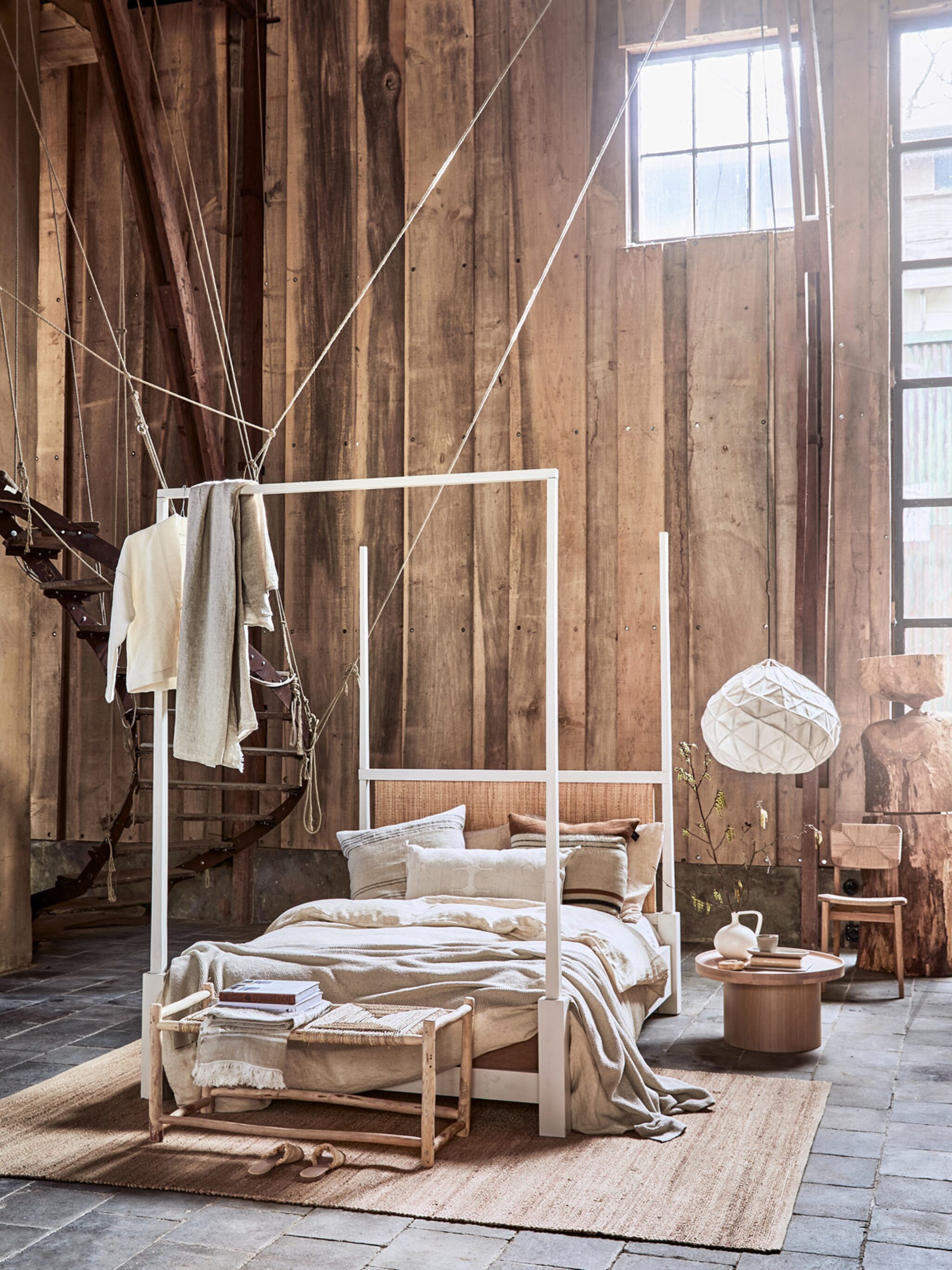 zo haal je de landelijke stijl de slaapkamer in