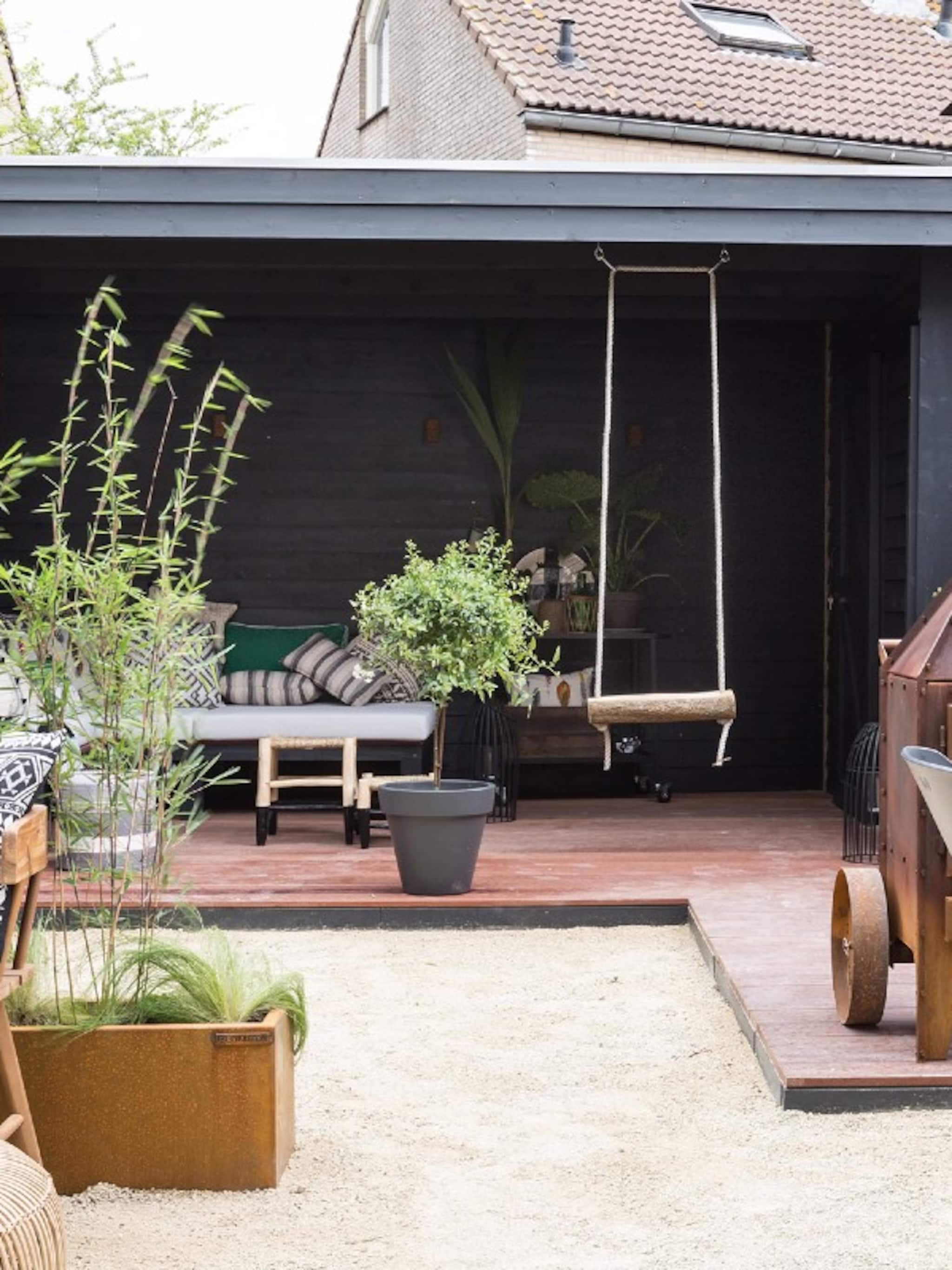 overkapping in de tuin plaatsen