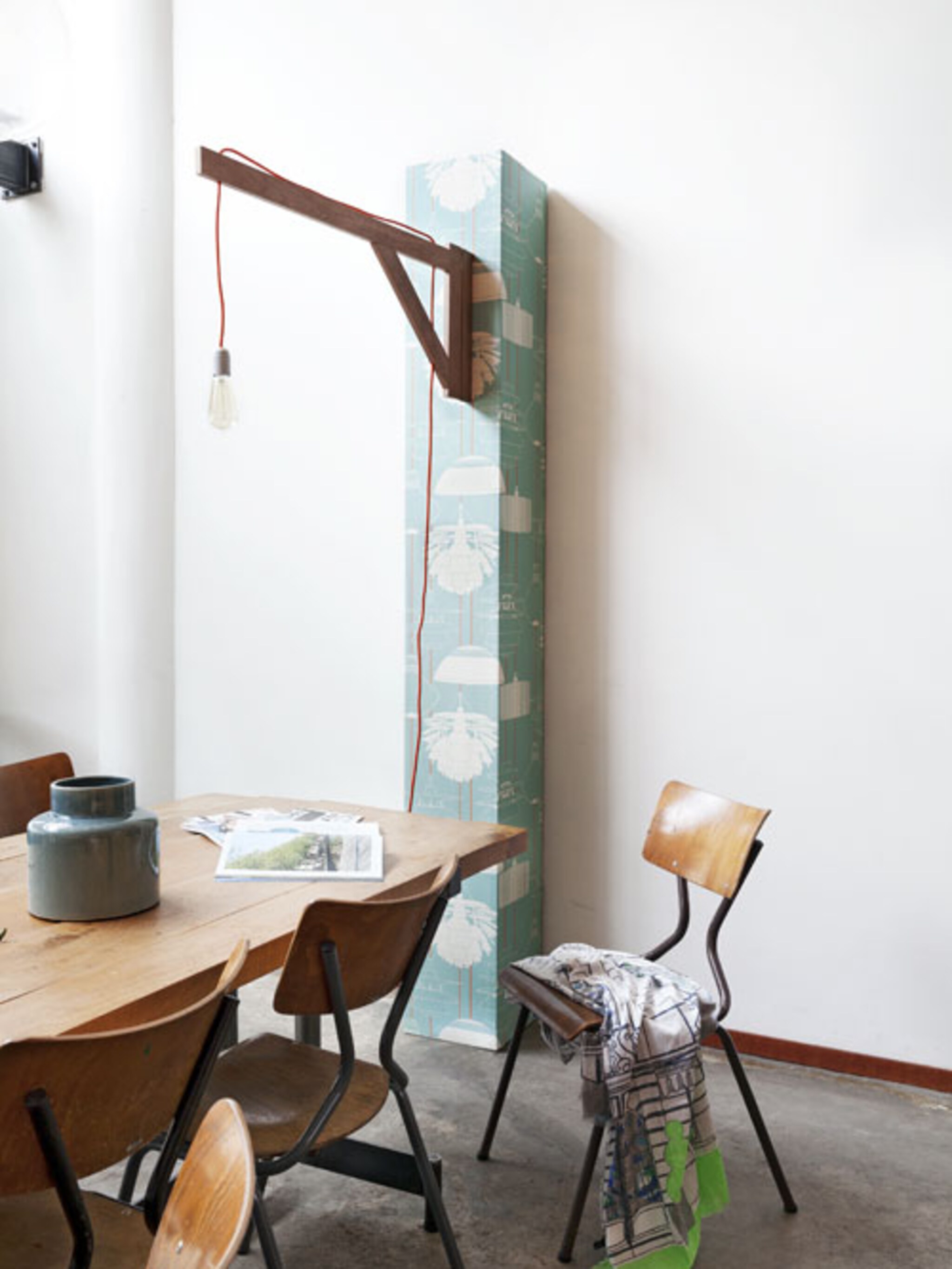 een draaibare wandlamp maken