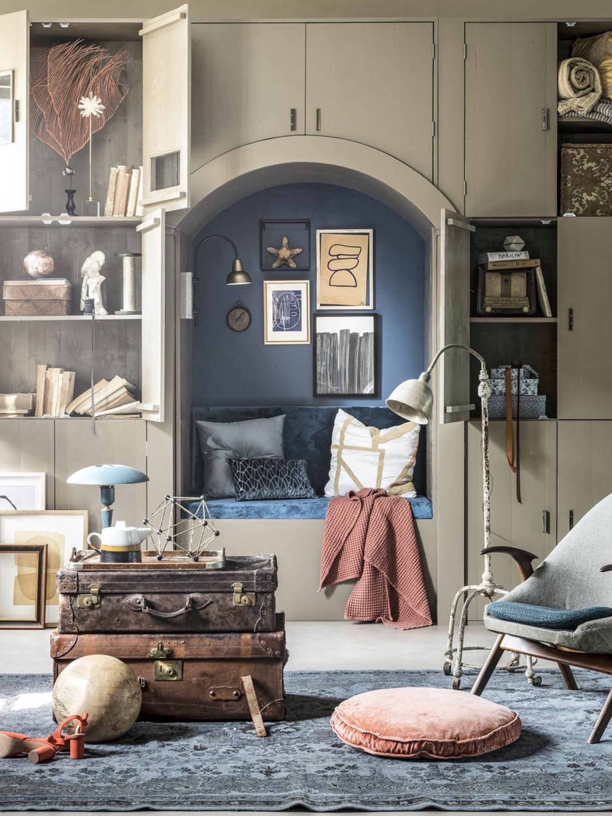 originele muurdecoratie 4x eens wat anders aan de wand
