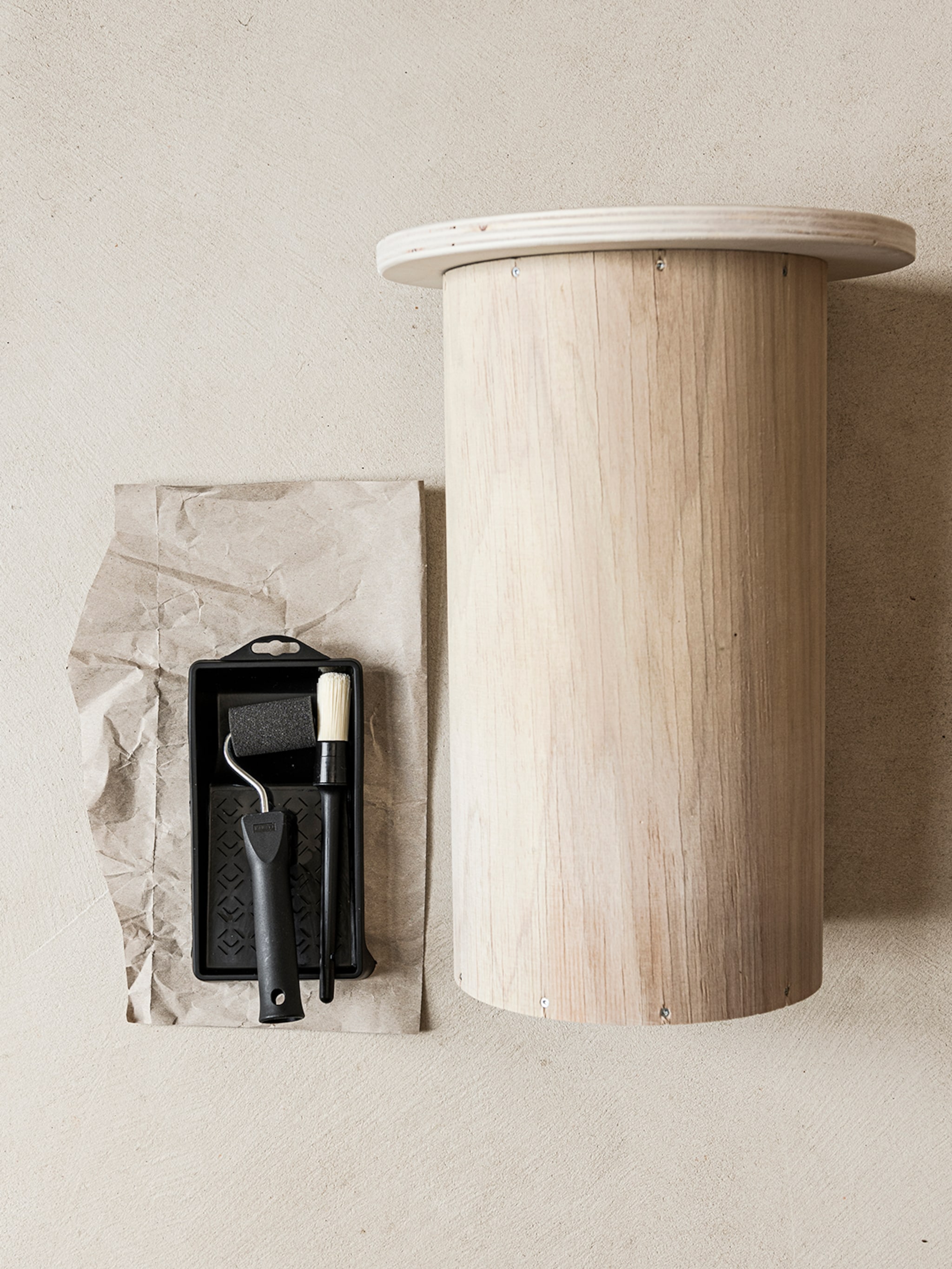 diy ronde kruk