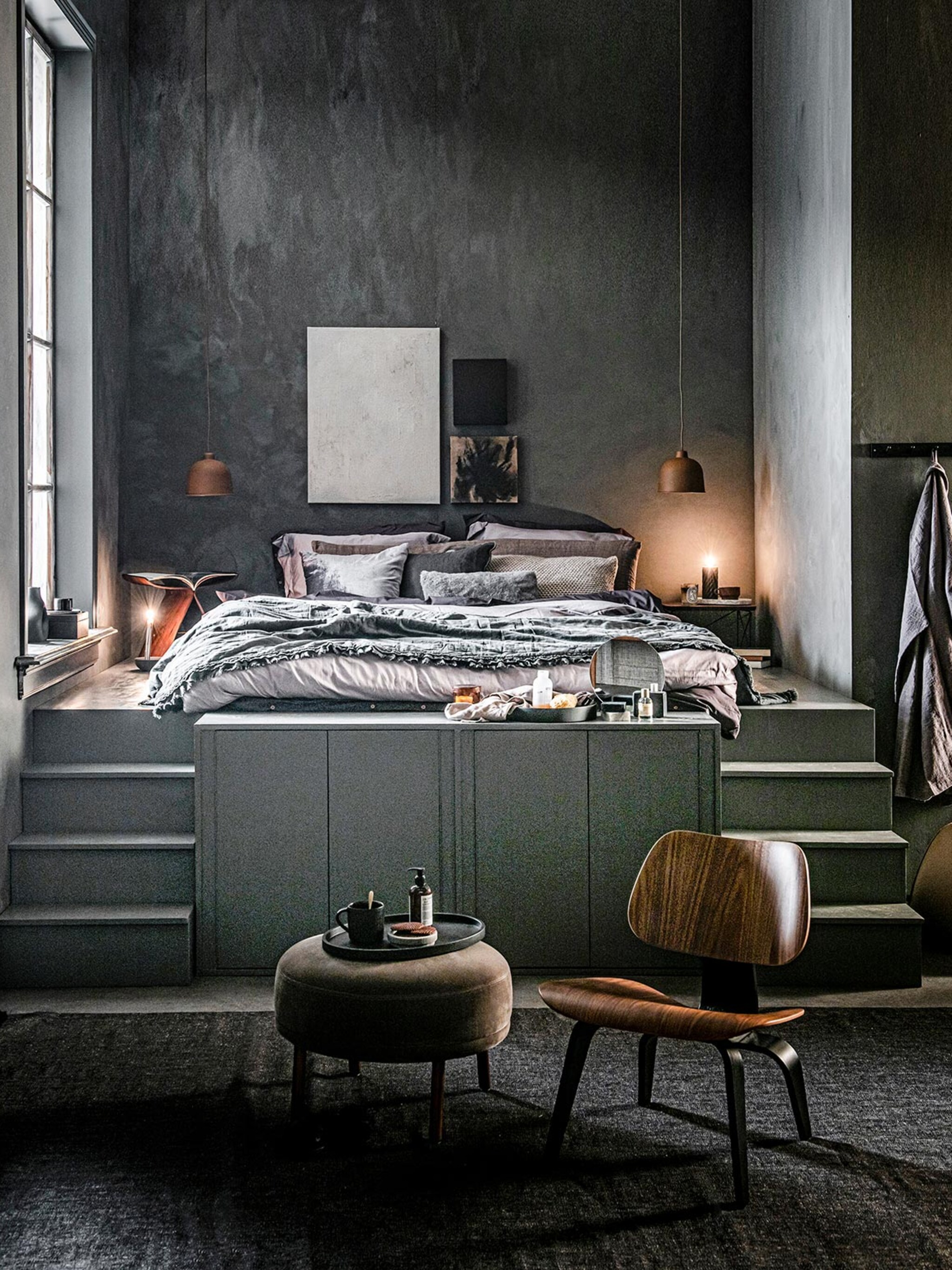 dit doet een podiumbed met de slaapkamer