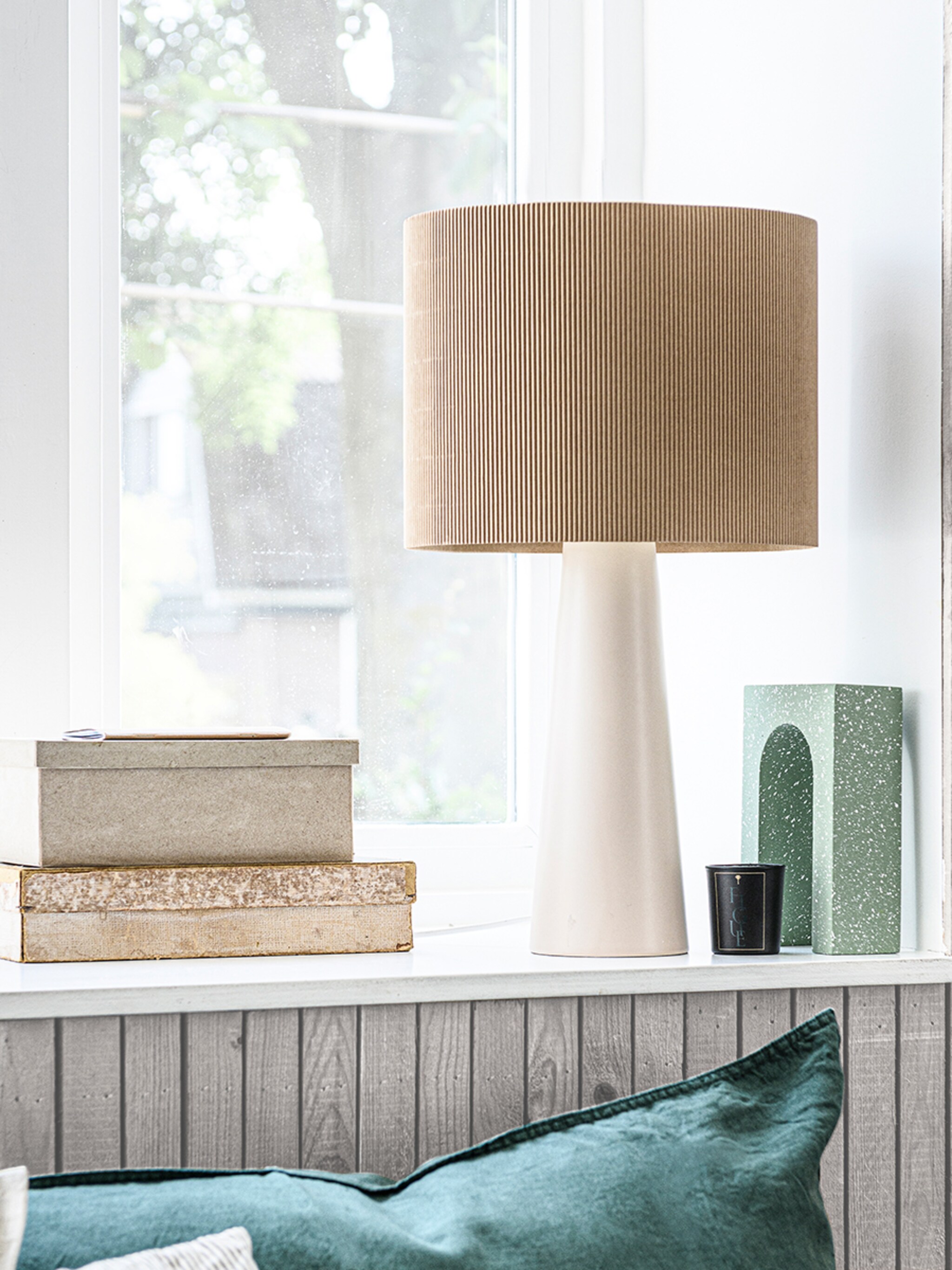 diy lamp van karton