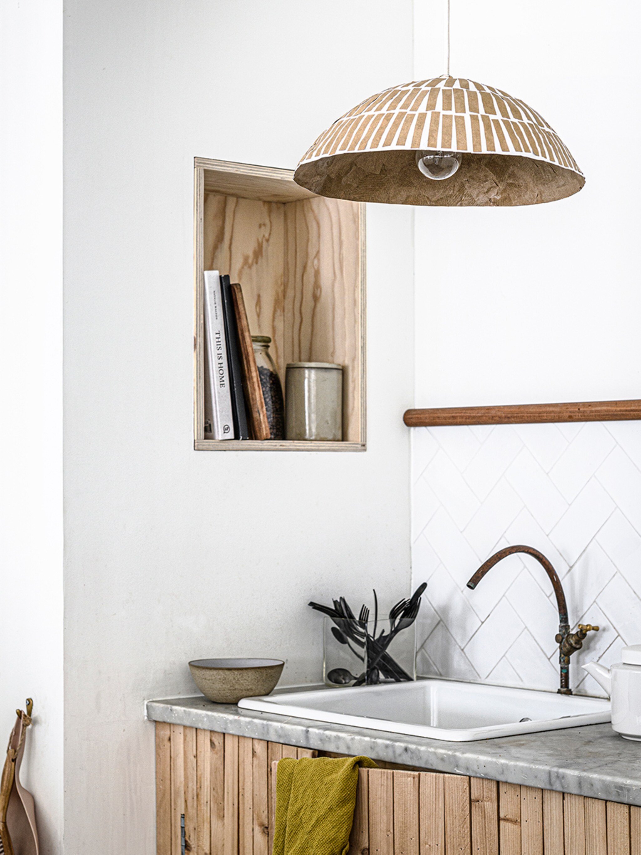 diy zo maak je een hanglamp van papier