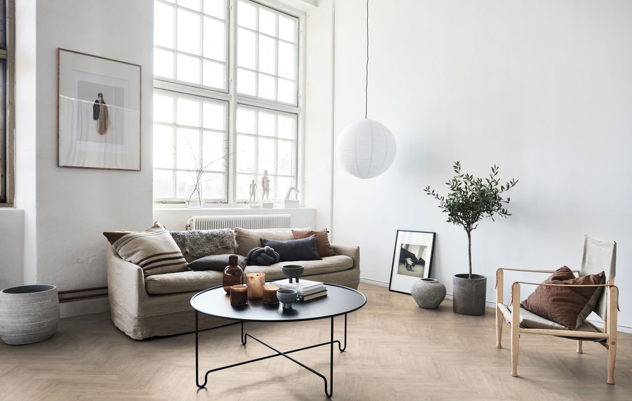 Novilon Viva Hout 5426 Soft Timber Herringbone