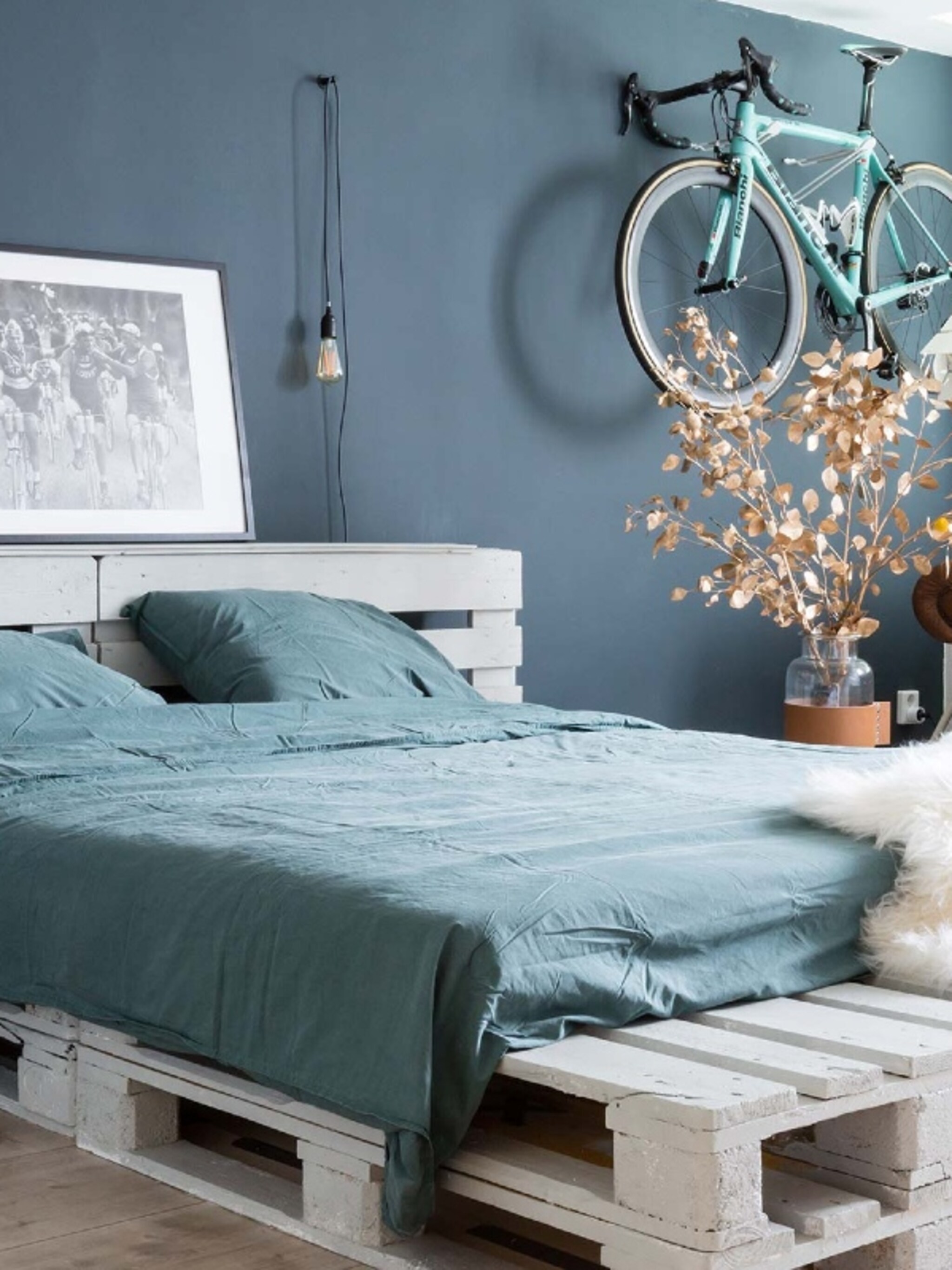 in 4 stappen een slaapkamer die klaar is voor de lente