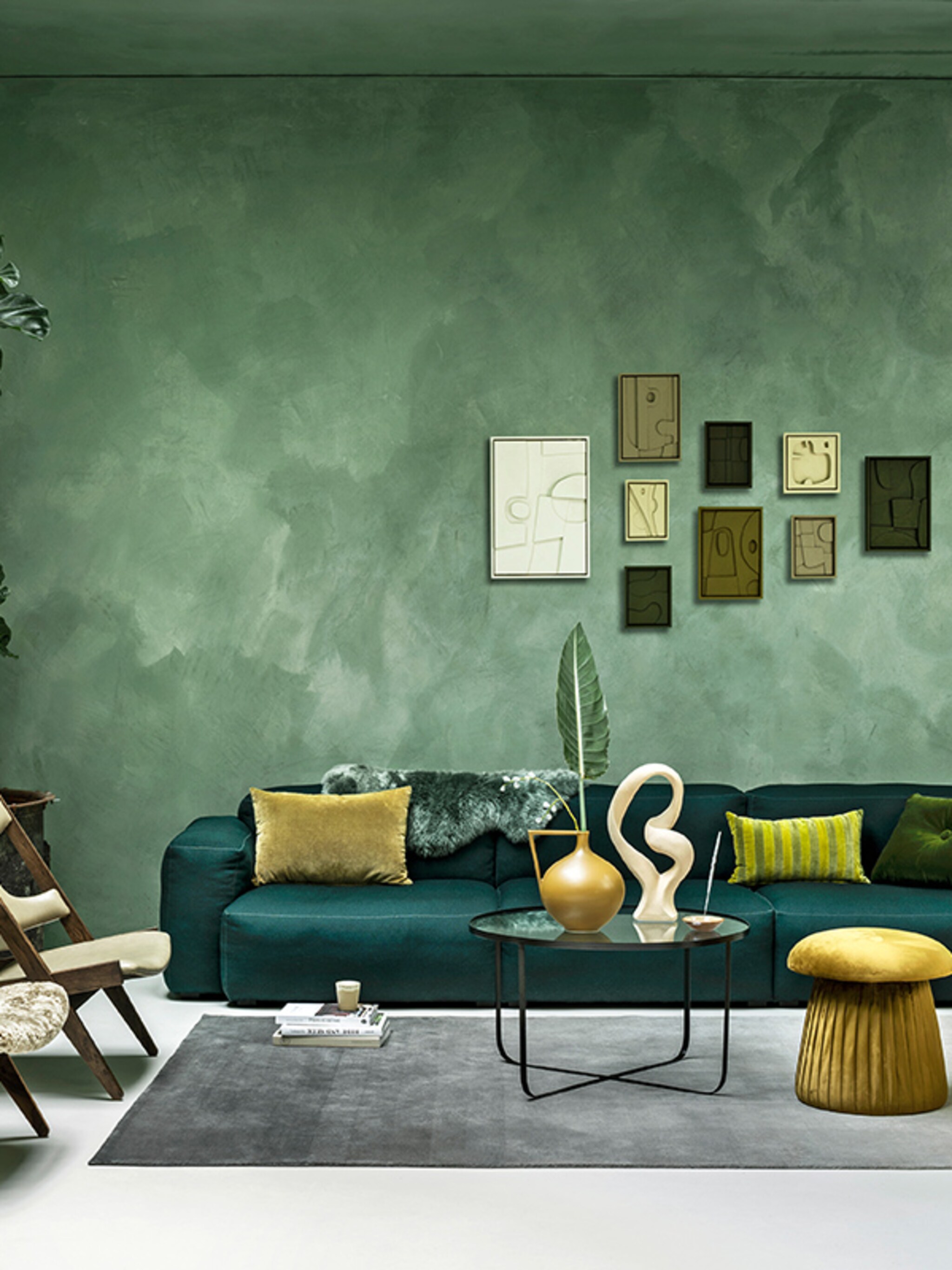 de kleur van de natuur stylen met groen