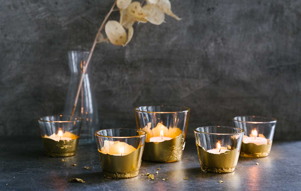 diy gouden sfeerlichten