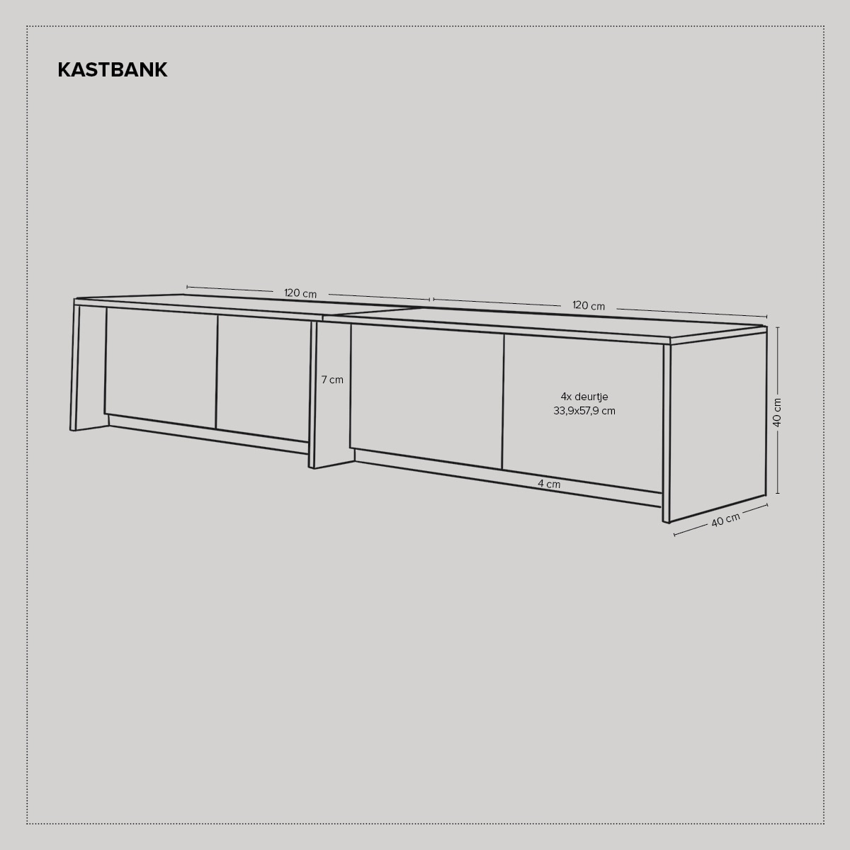 werktekening kastbank
