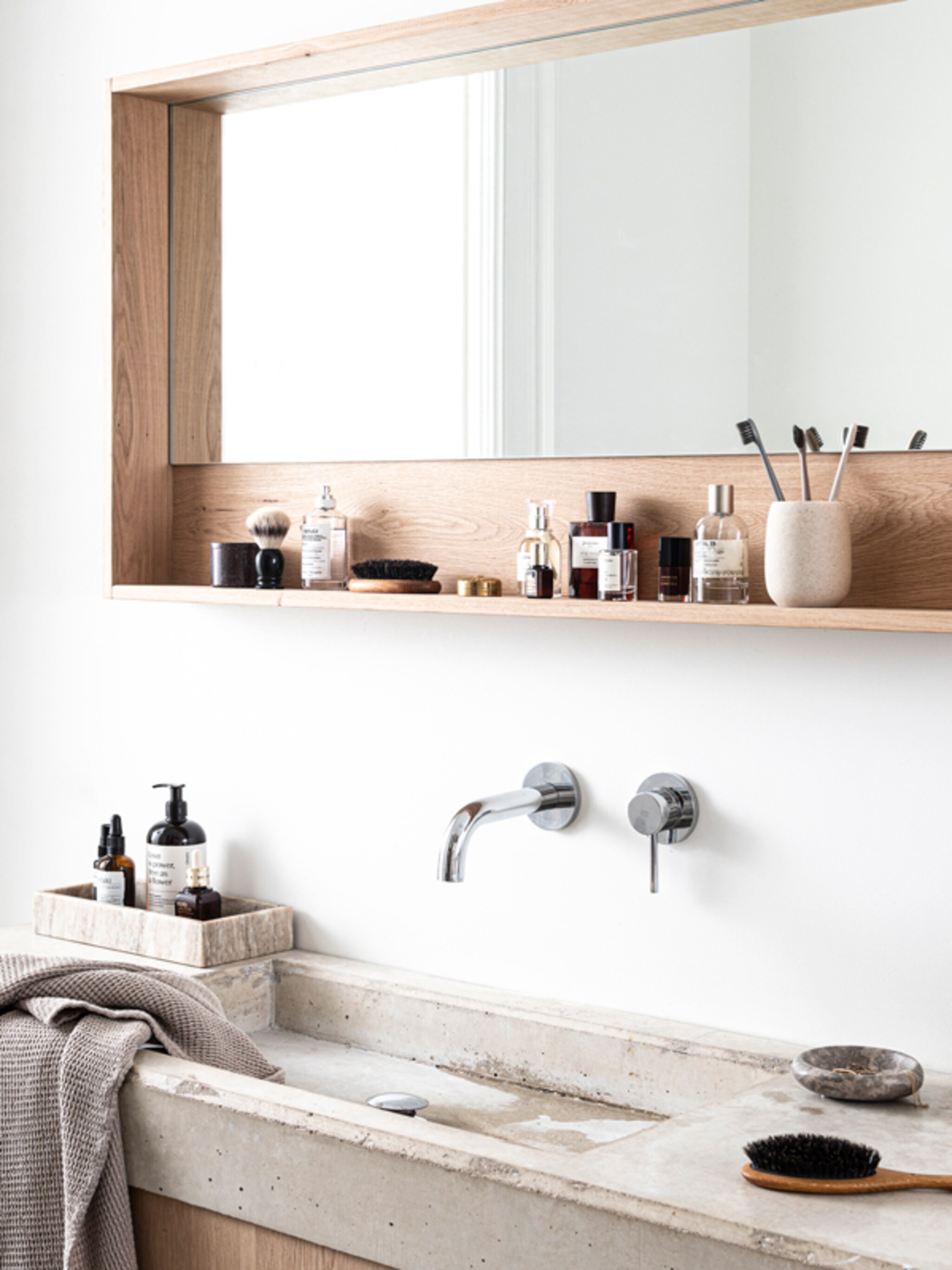 diy eikenhouten spiegelkast