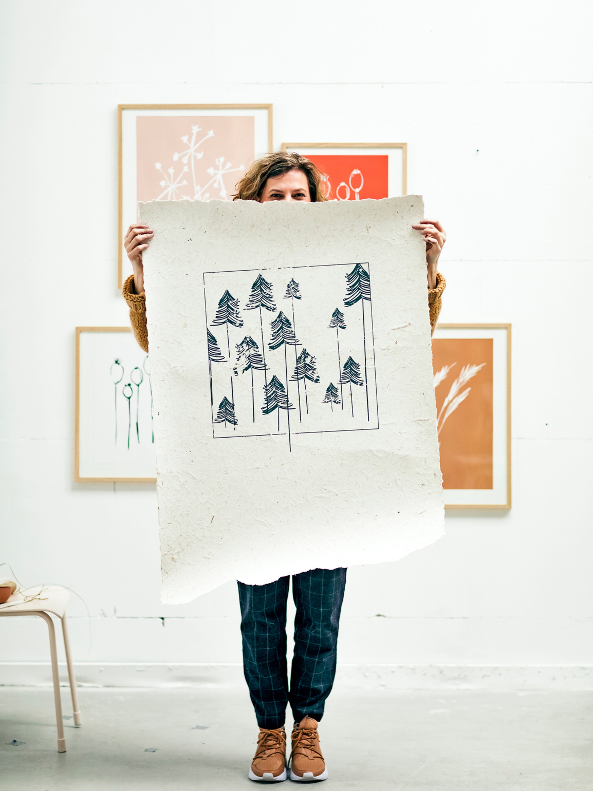 ontdek het ambacht grafische posters en slingers