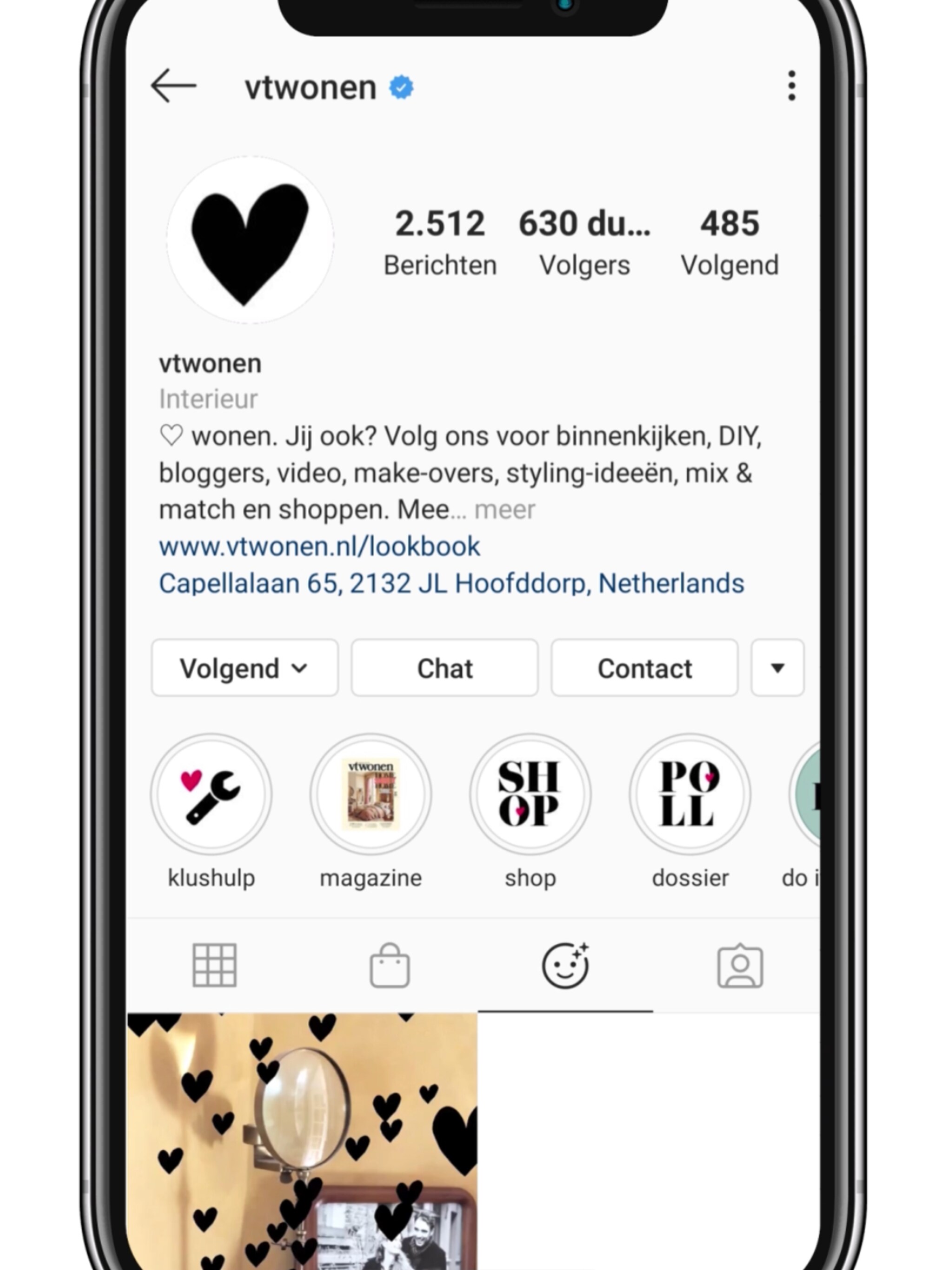 nieuw vtwonen instagram filter