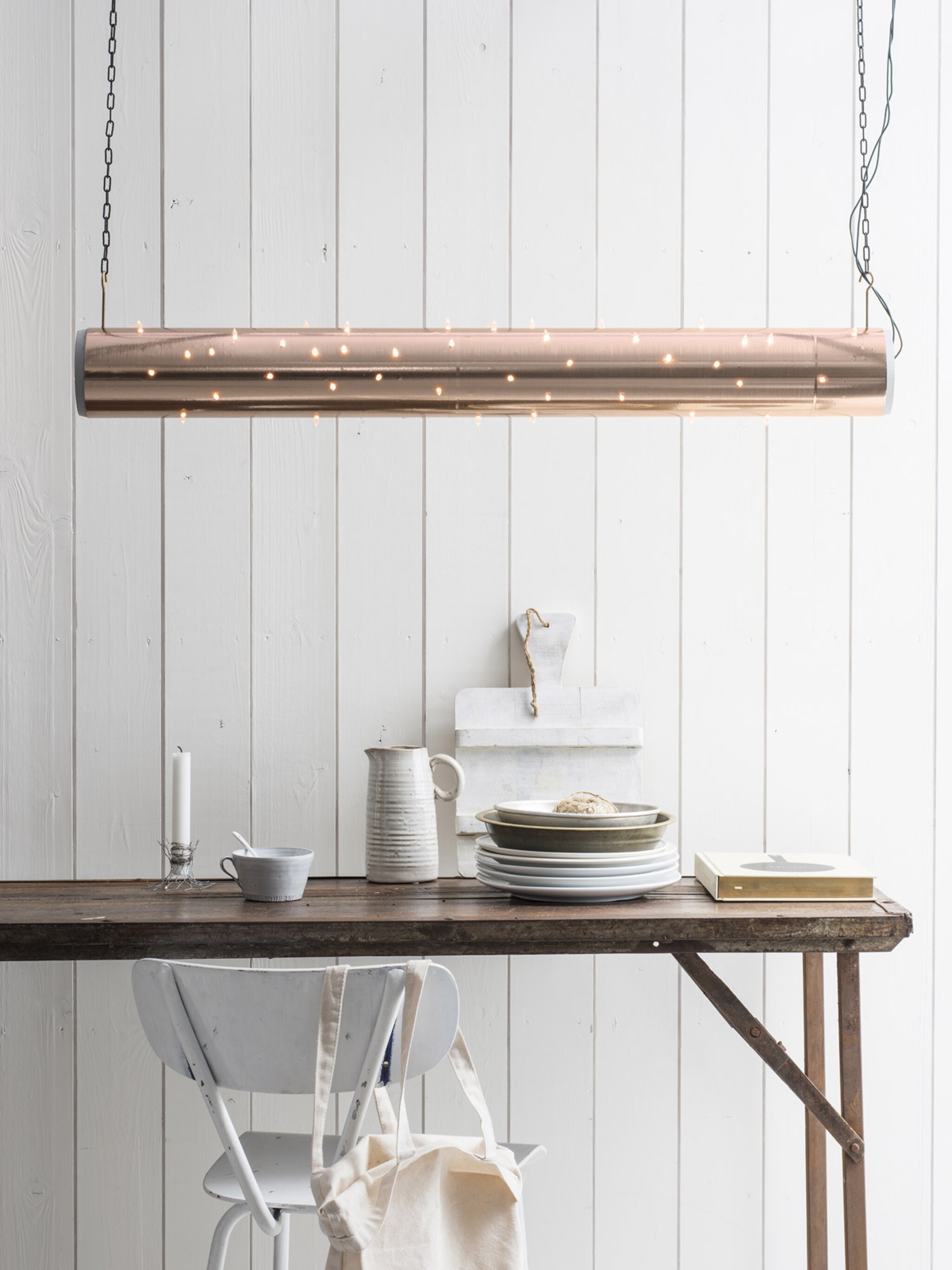 diy feestelijke hanglamp