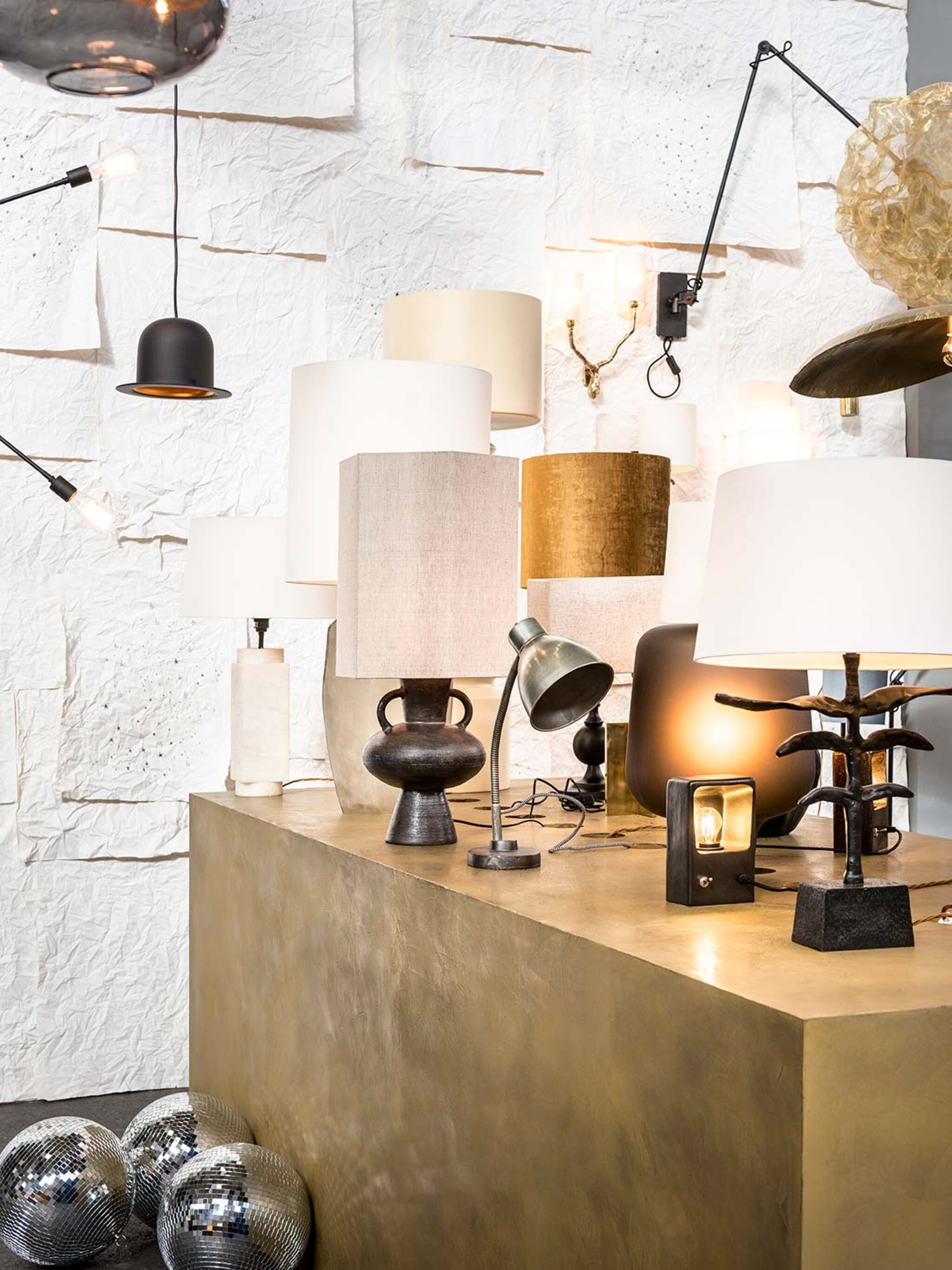 deze producten zijn gebruikt in de lampen shopping